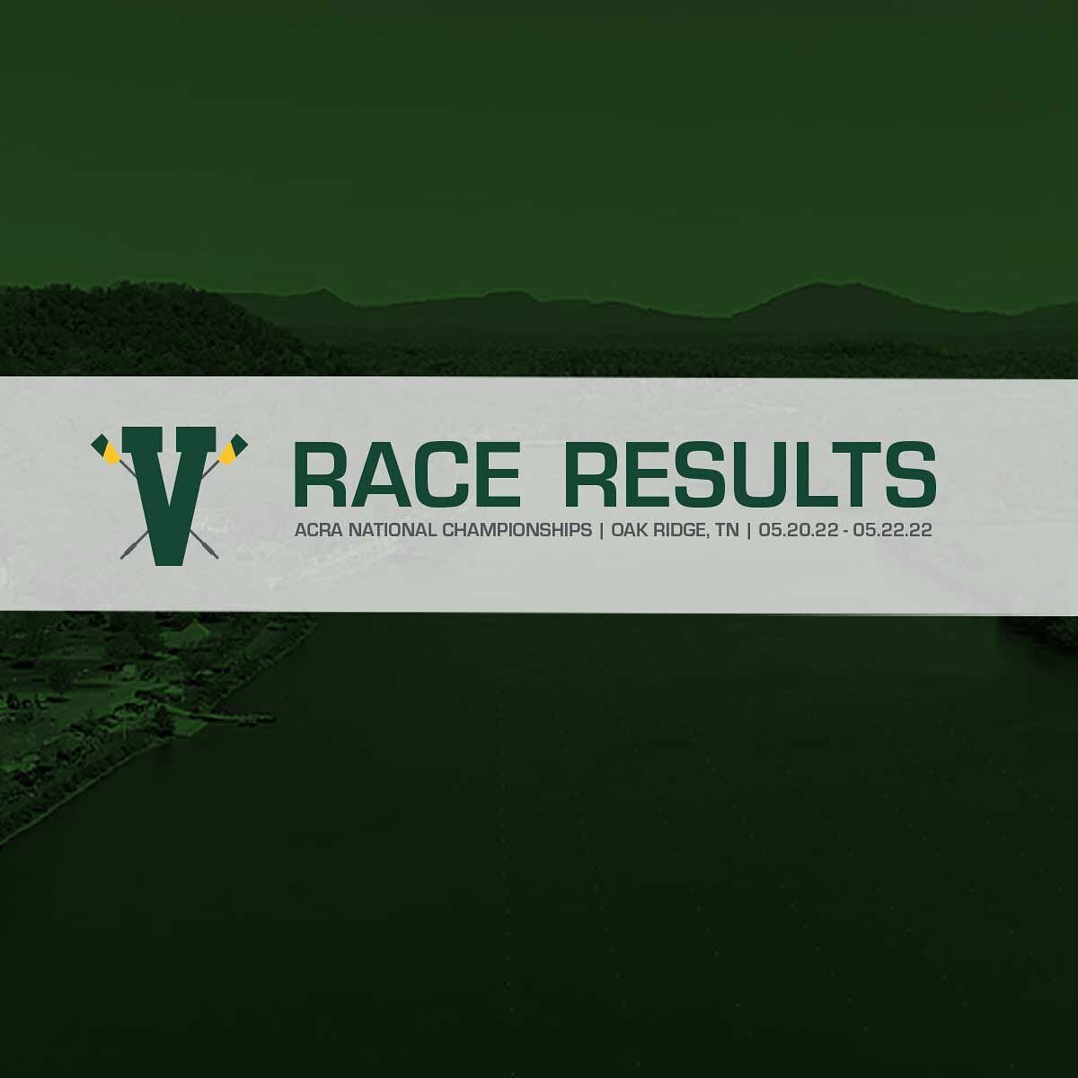 The team had a strong showing at @acra_rowing National Championships in Oak Ridge, TN. Boats are heading back to VT with medals and top finishes in Grand Finals, Petite Finals and C Finals. Hard races turned into cheers for teammates and happy tears 