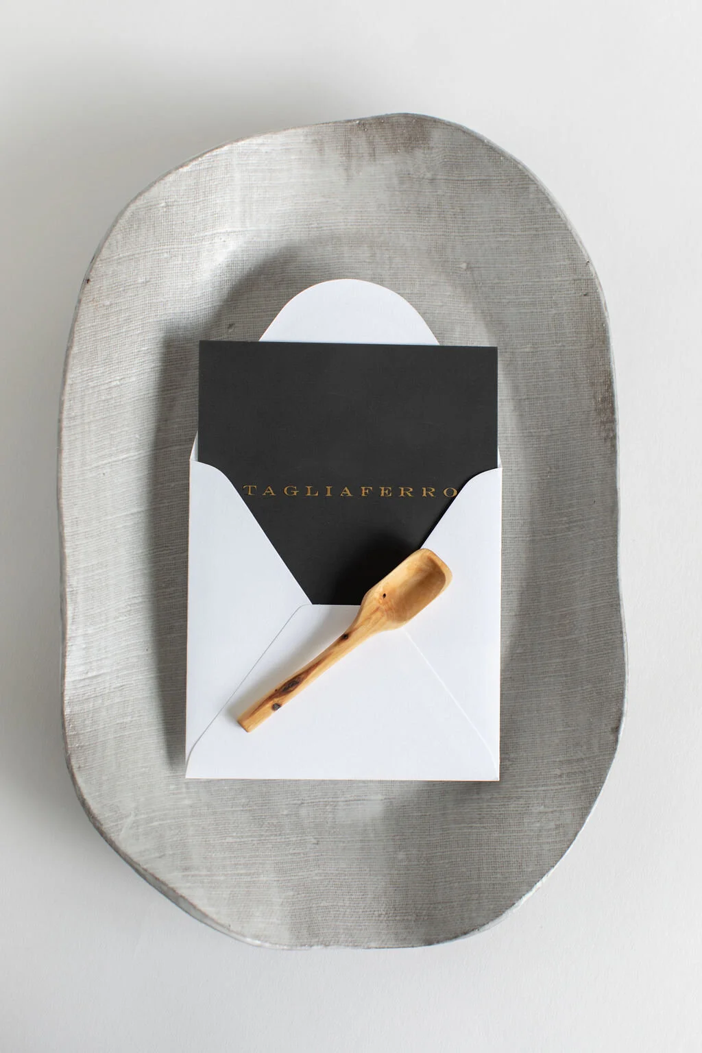 Gold Embossed Gift Card 25, 50, 100 Tagliaferro Ceramics — Tagliaferro