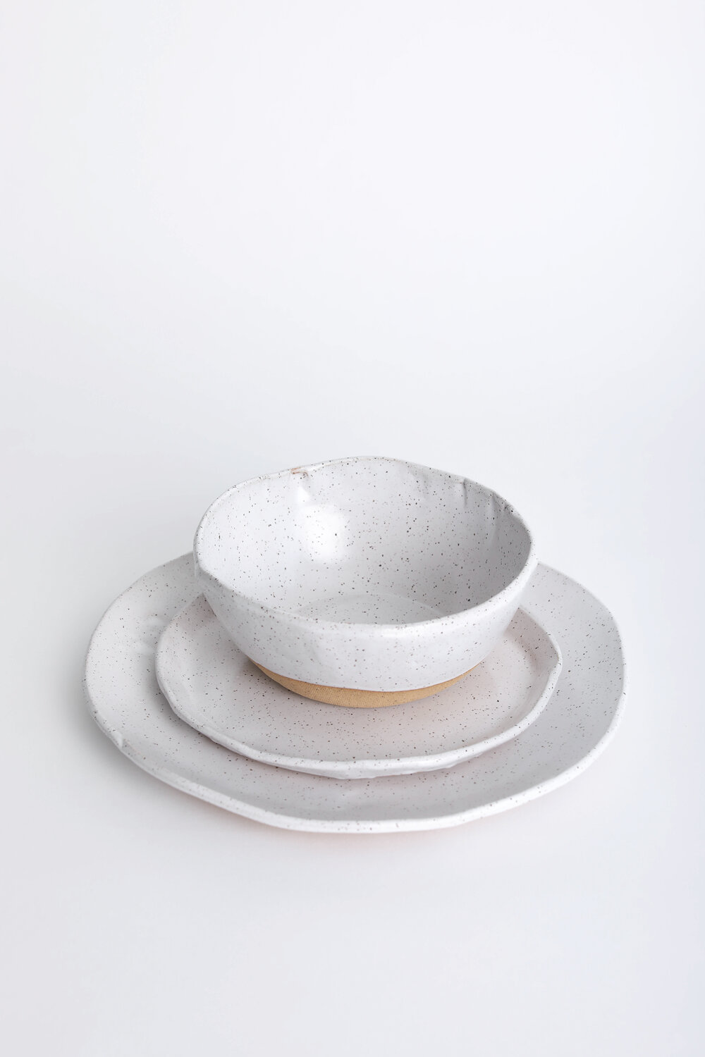 White Matte Ceramic Pitcher-Tagliaferro Ceramics — Tagliaferro