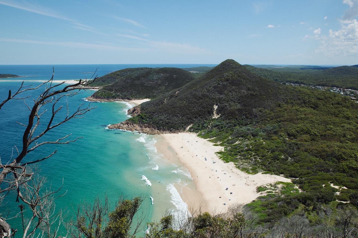 There is still so much that lives and deserves our protection. For anyone who tells you it&rsquo;s too late to save the planet, I say, no, it most certainly is not.  view from the top of Tomaree Head in Port Stephen&rsquo;s NSW