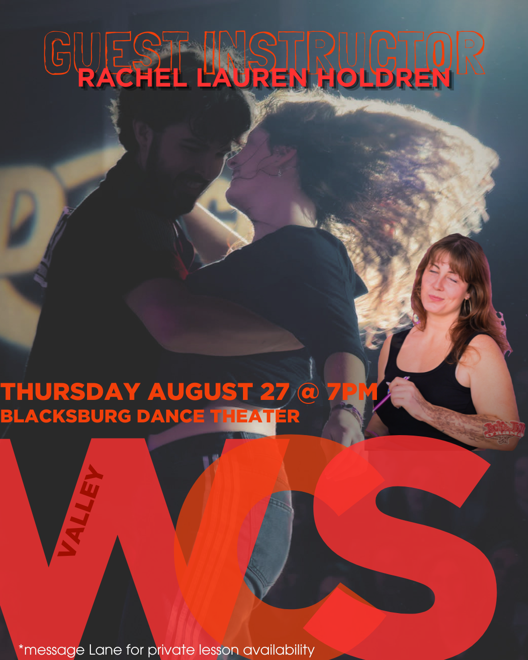 Rachel Holdren comes to Blacksburg!