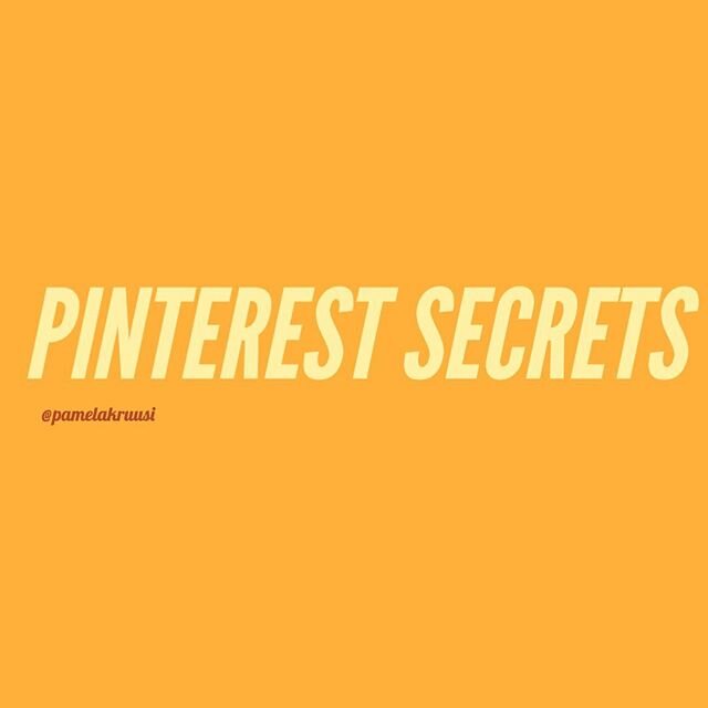 Ok, I think I&rsquo;ve got your attention now!
.
.
These may not be unknown or secrets to everyone in the marketing world but definitely are new to most businesses trying to implement Pinterest into their marketing strategy.
.
.
Pinterest is a game c