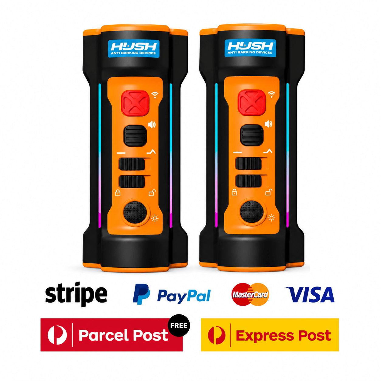 HUSH UB122 2 Pack | 2 x HUSH UB122 Anti Barking Devices
