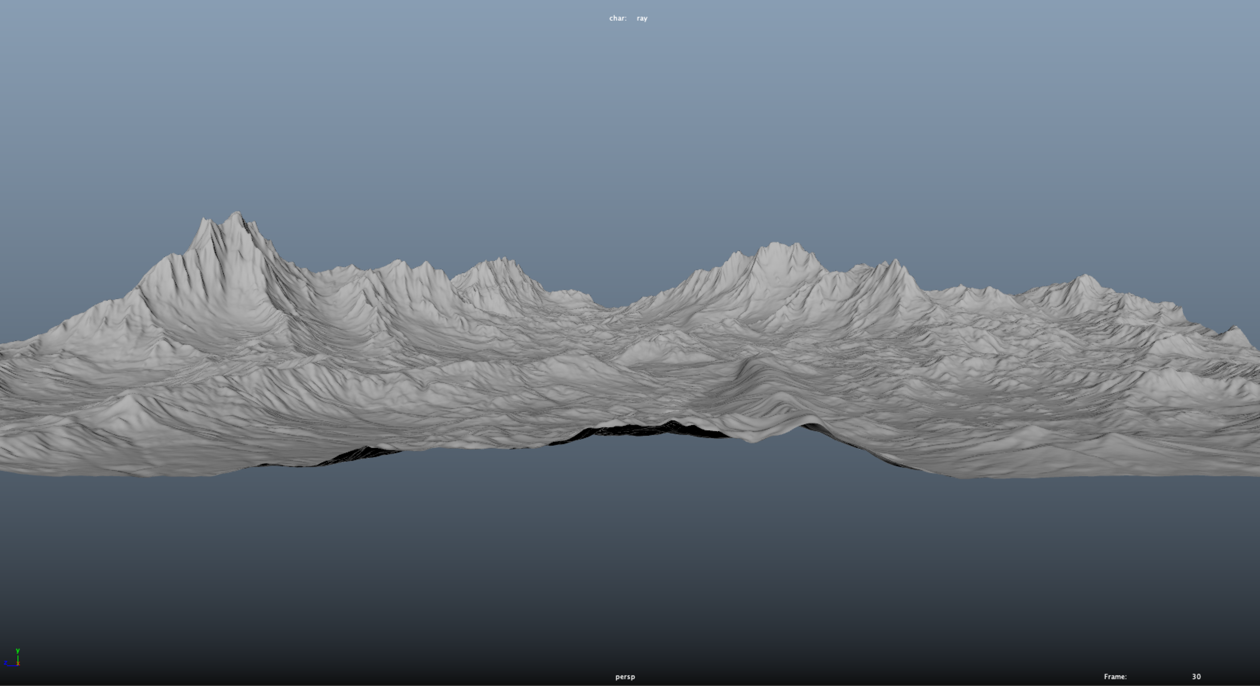Adding The Mountain Terrain To The Core Scene