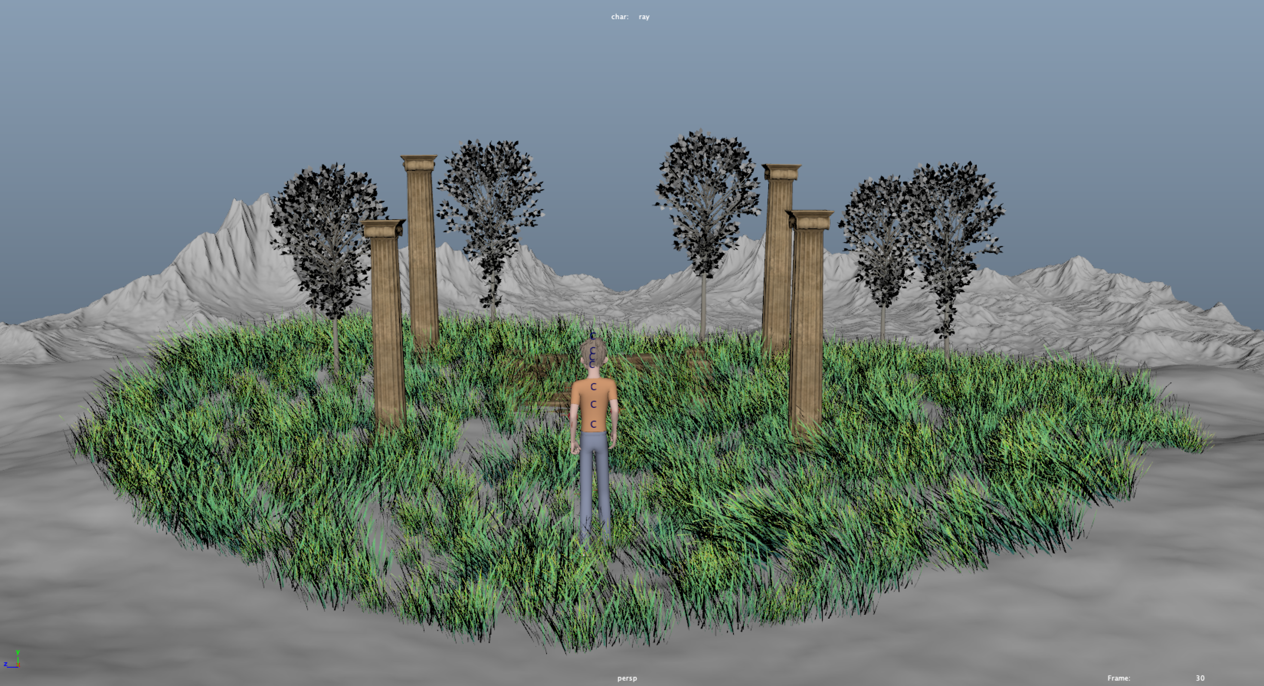 Adding The Character To The Scene