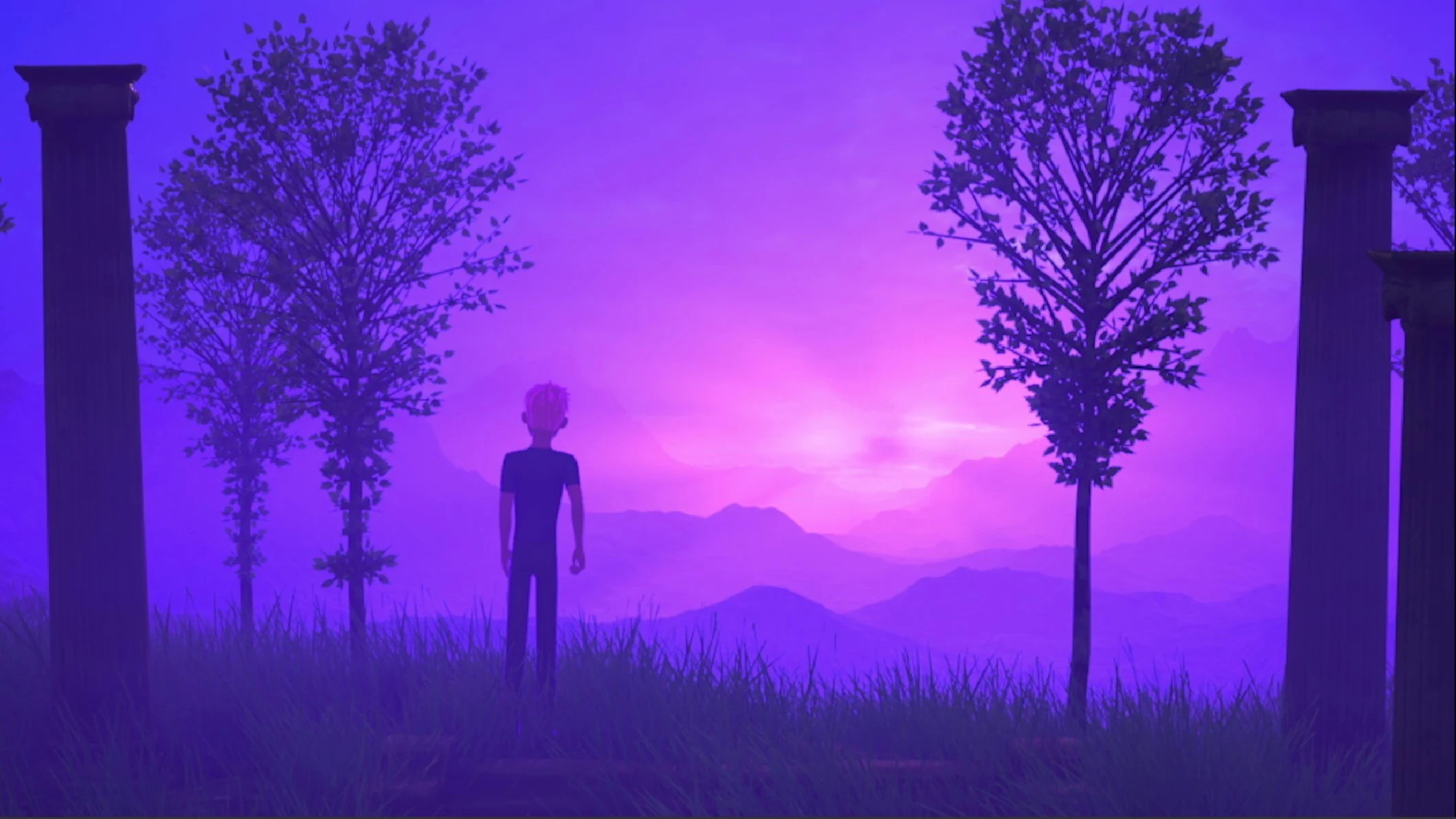 Thesis Project: Mountain Scene Shot #1