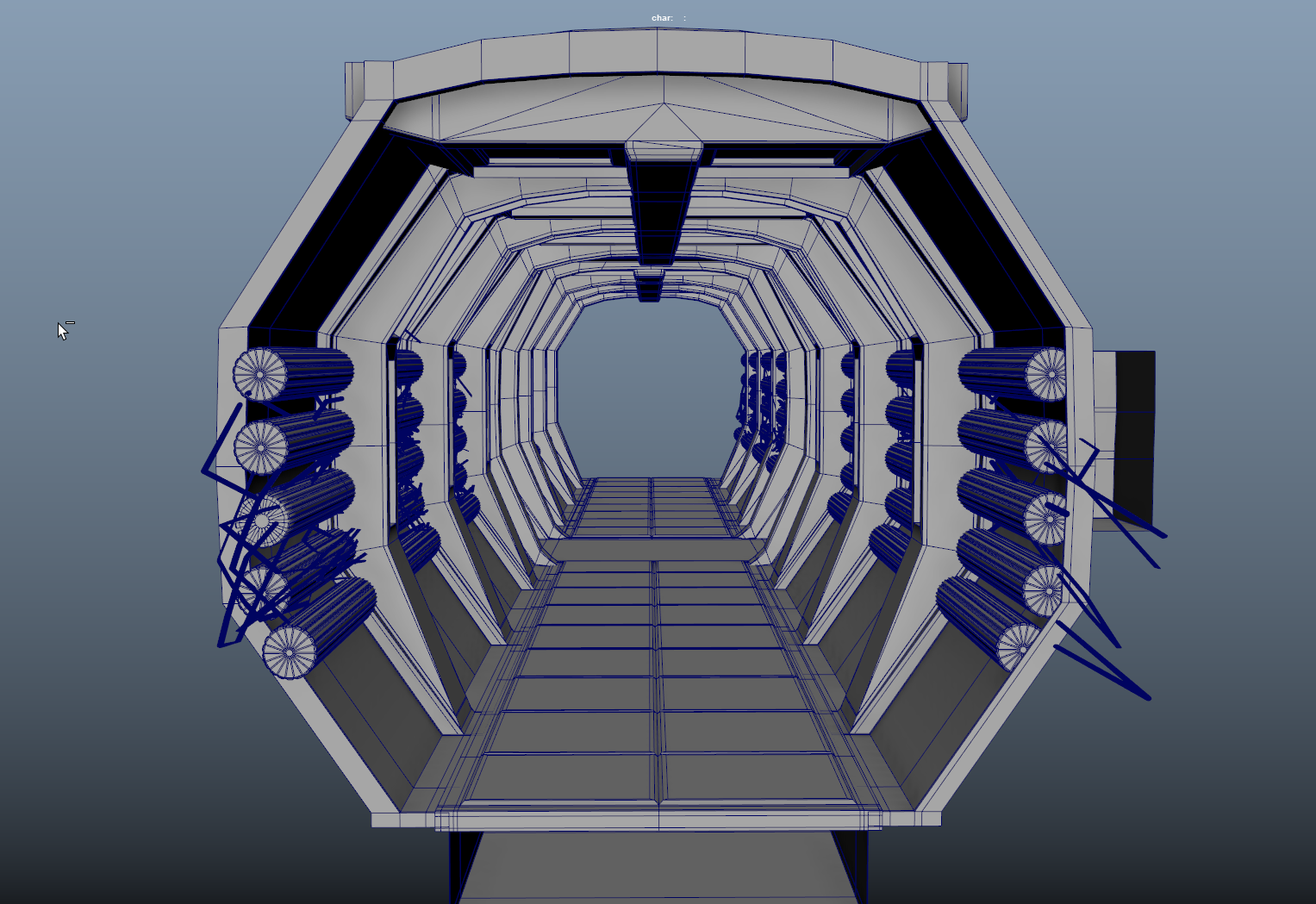 Modeling The Second Hallway cont. 