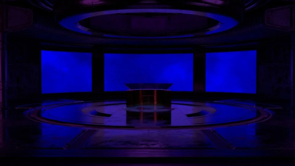 Adding Background Image Planes And A Command Center Desk