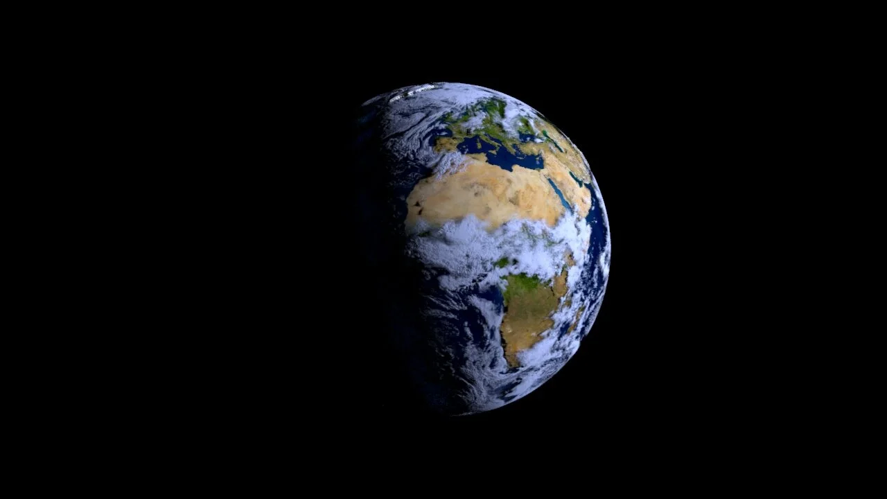 Added Textures For The Cloud Layer, Along With More Complex Inputs For The Earth's Texturing Via Specular/Normal Maps/Etc.