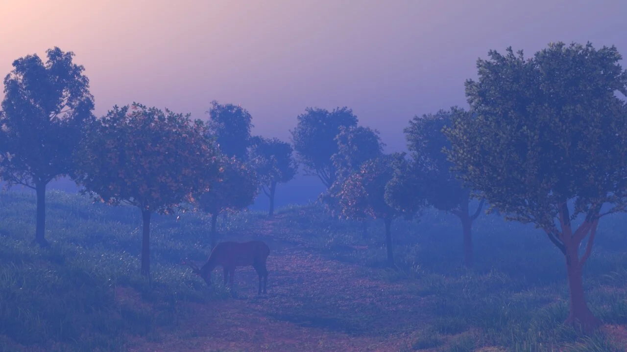 Initial Rough Render #2 W/ Trees