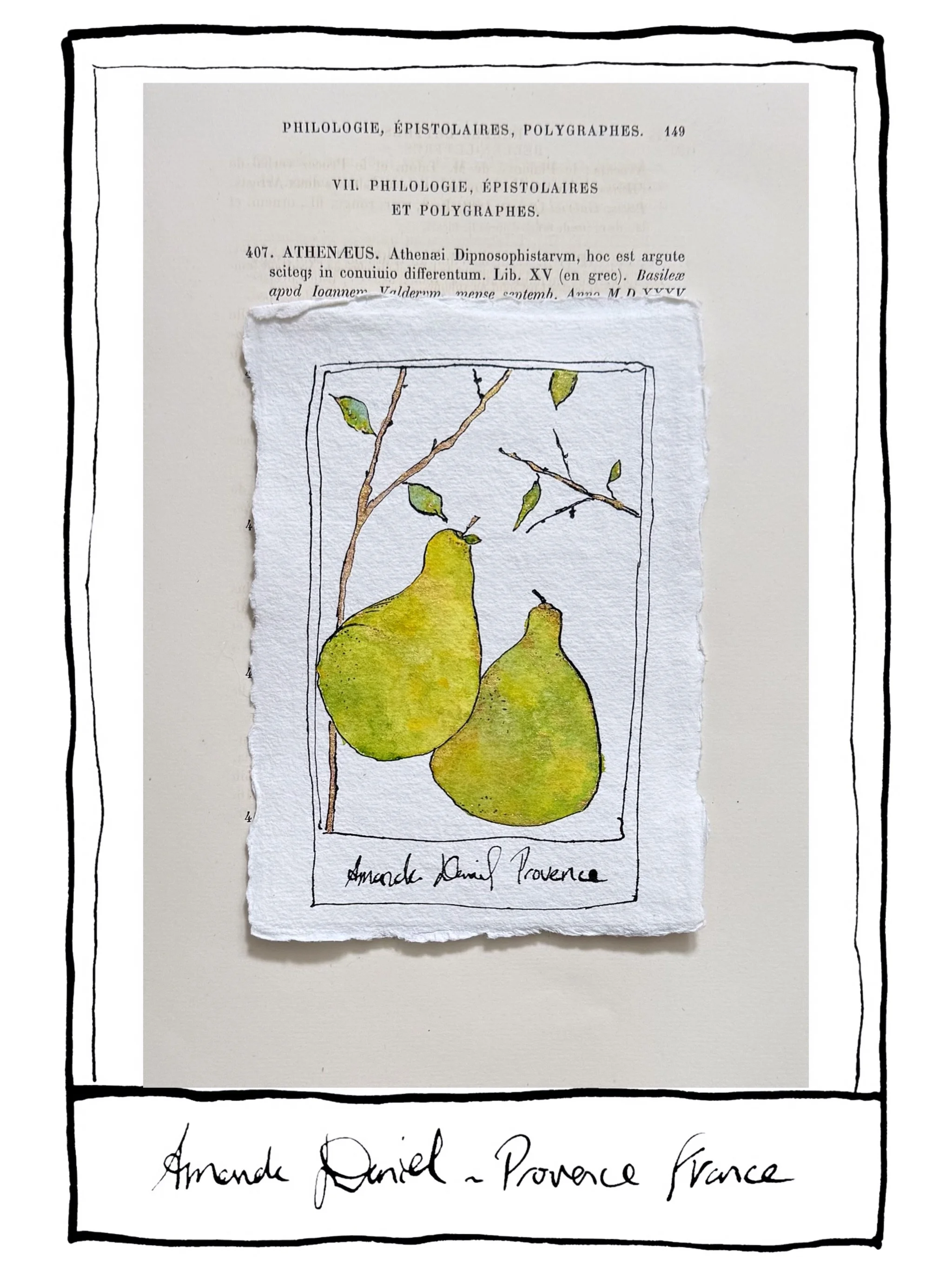 Moments.
 All my little feelings.
Tous mes petits sentiments.

Provence is a state of mind 🍓
La Femme Atelier💋

NEW NEWSLETTER IS UP @substack 
AmandaDaniel.com
Ink &amp; watercolour artist in Provence.
Originals &amp; fine art prints available onl