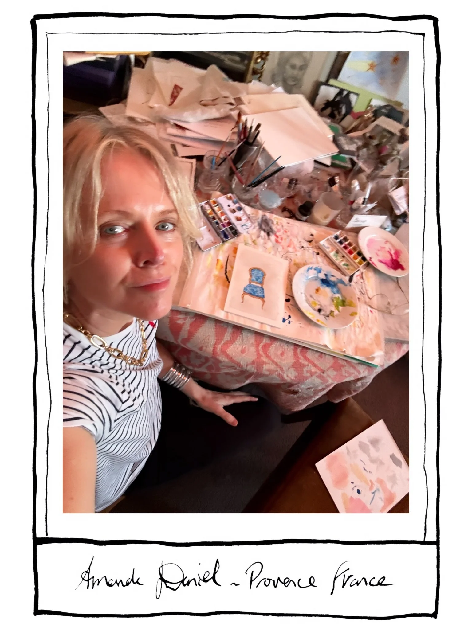 The why, it&rsquo;s more exciting ! 
The smallest of new ideas is so energising. 

The evening sunlight is pink. 

La Femme Atelier💋

NEW NEWSLETTER IS UP @substack 
AmandaDaniel.com
Ink &amp; watercolour artist in Provence.
Originals &amp; fine art