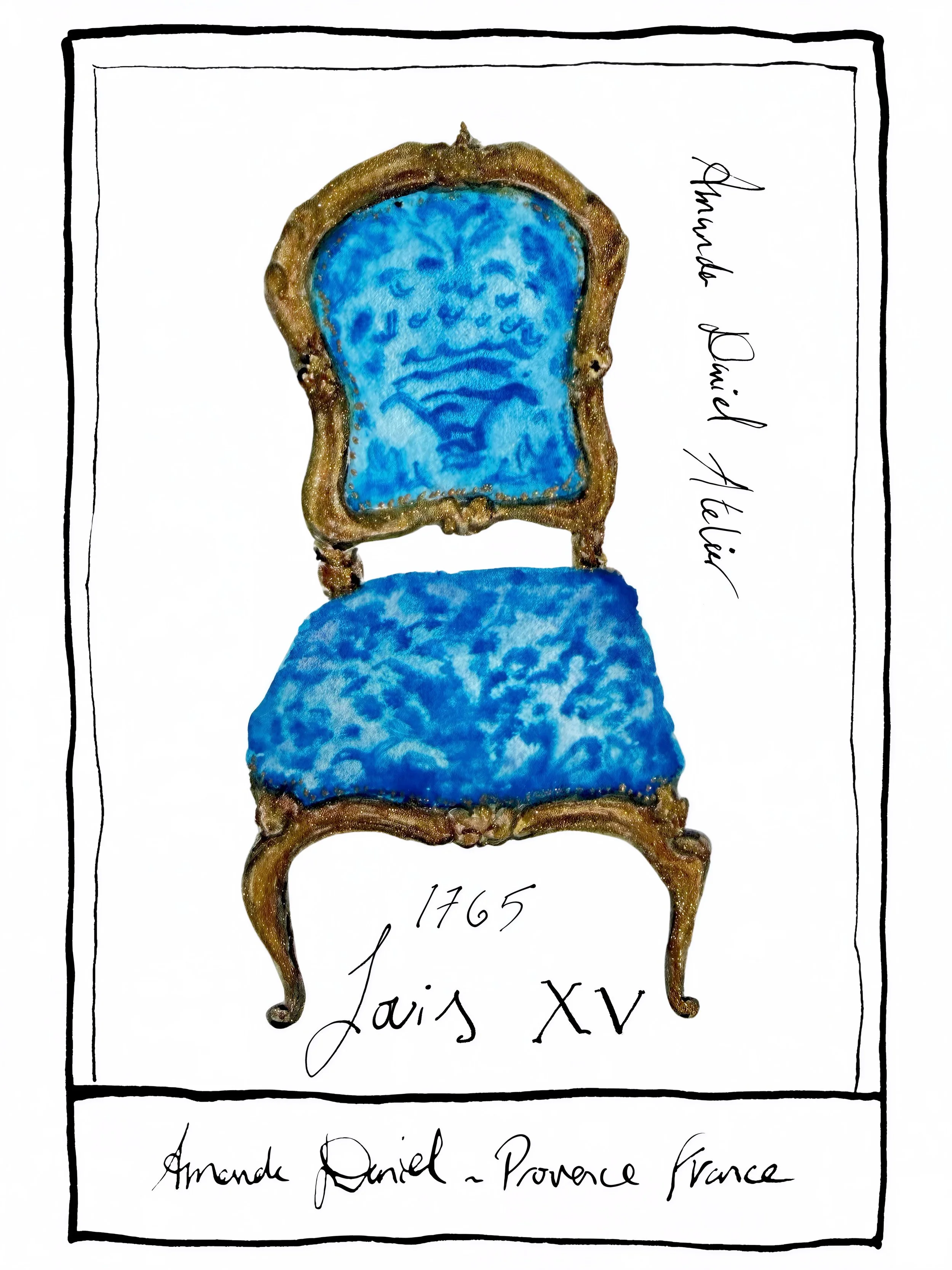 1765 Louis XV 

La Femme Atelier💋

NEW NEWSLETTER IS UP @substack 
AmandaDaniel.com
Ink &amp; watercolour artist in Provence.
Originals &amp; fine art prints available online.
A glimpse into the artist&rsquo;s life &amp; journal &mdash; newsletter l