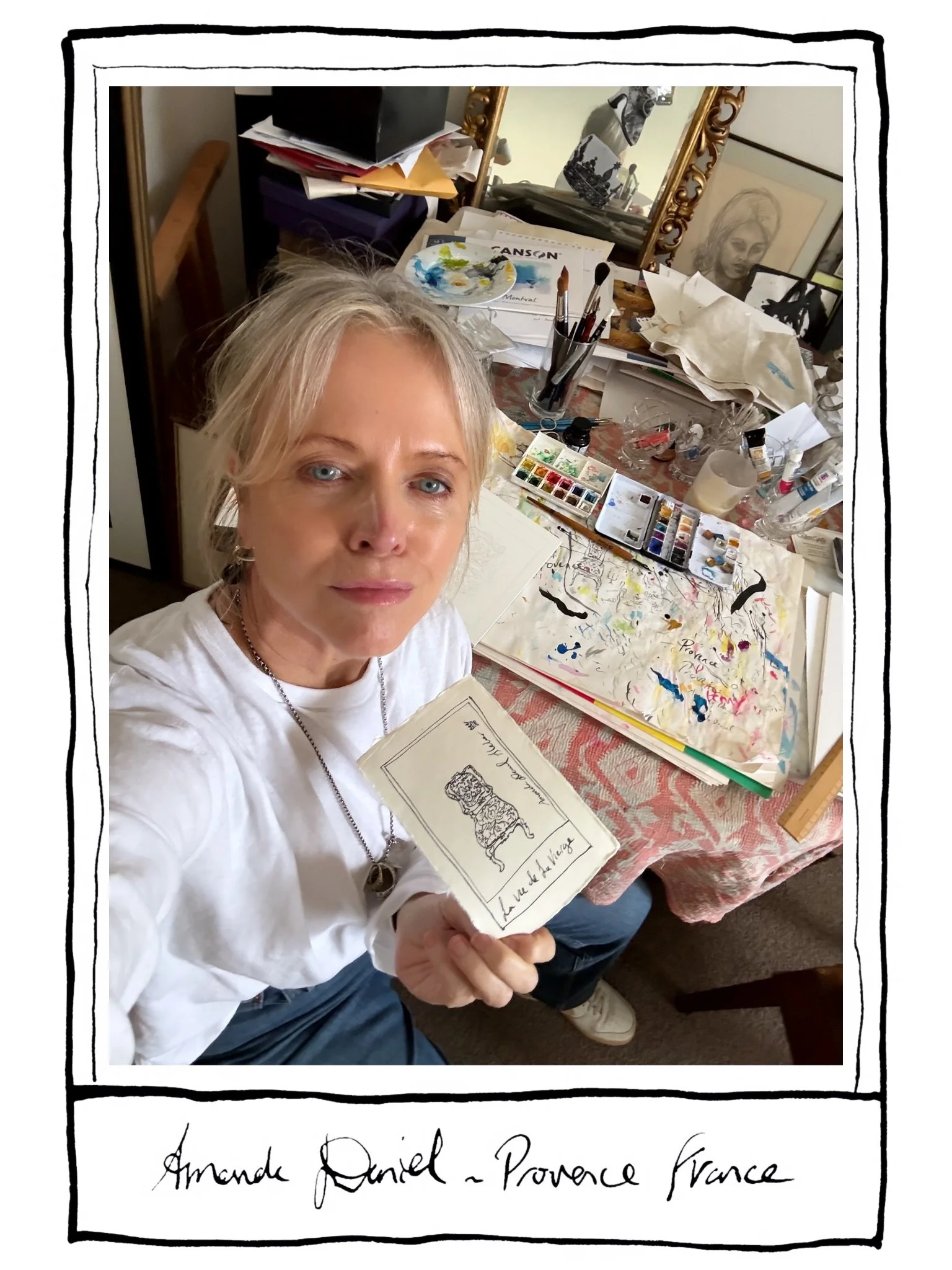 New cotton paper!

The atelier is open in September. Visit to see my new work &amp; how it happens 💋
All the details are on my website 💋

Provence is a state of mind 🍓
La Femme Atelier💋

NEW NEWSLETTER IS UP @substack 
AmandaDaniel.com
Ink &amp; 