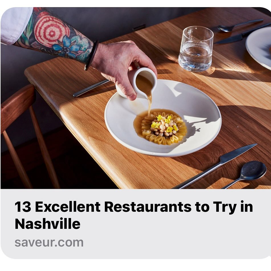 What a lovely start to the week. 
Thank you @saveurmag for including us on this list. 🙏🏼