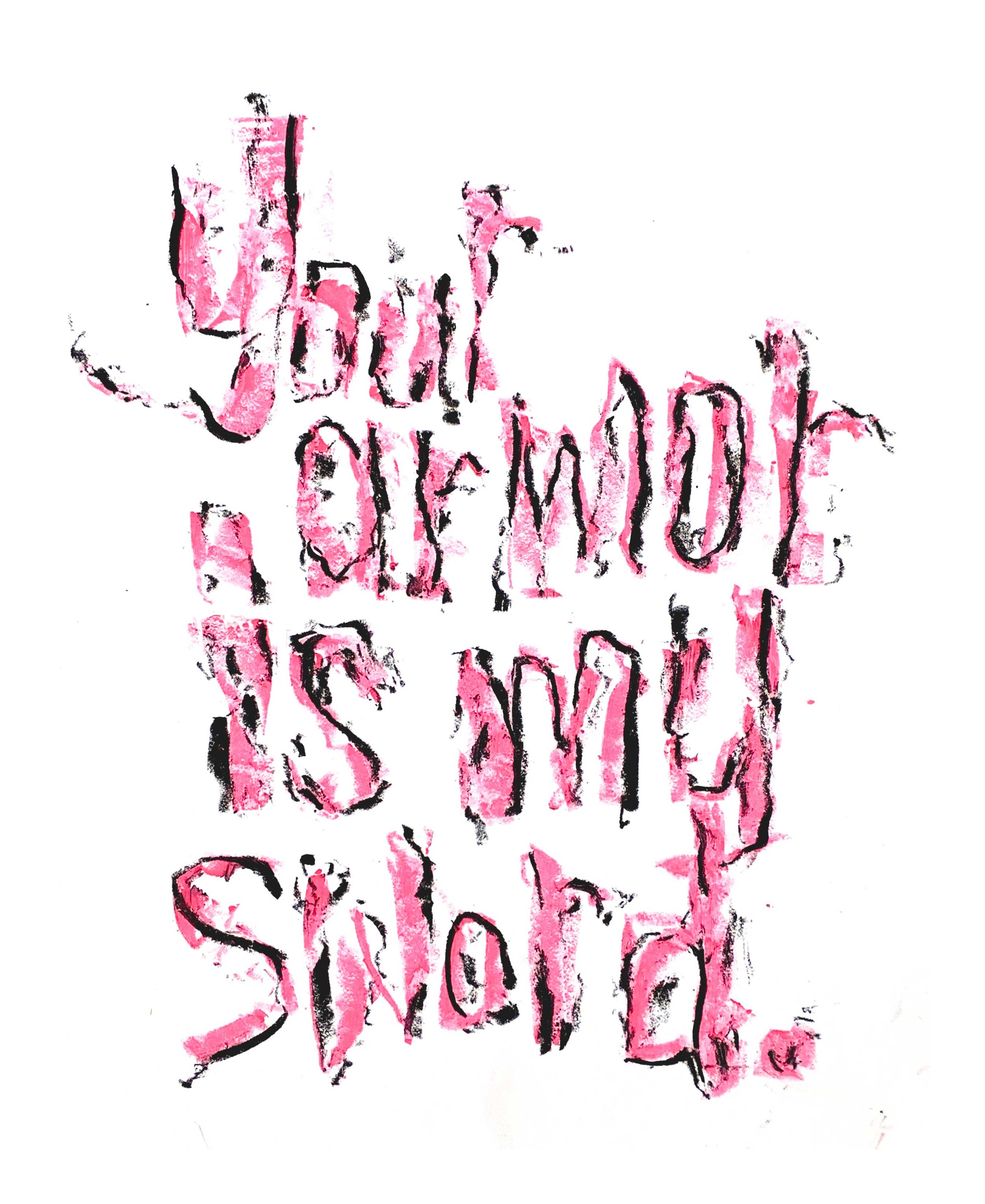 Your armor is my sword.