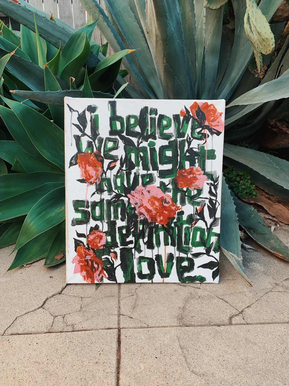 i believe we might have the same definition of love" original  JILLIAN ADEL