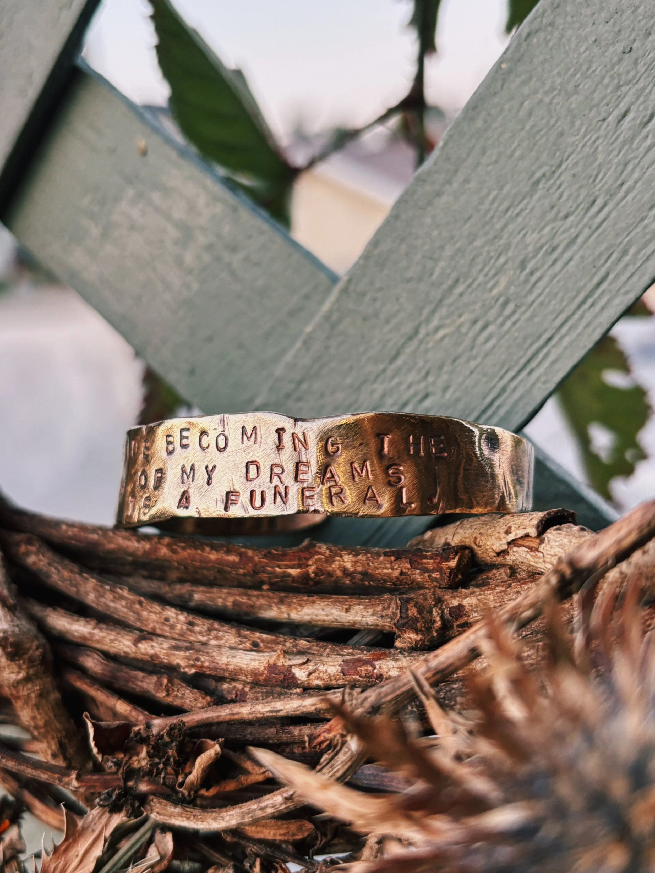 Funeral Cuff Bracelet