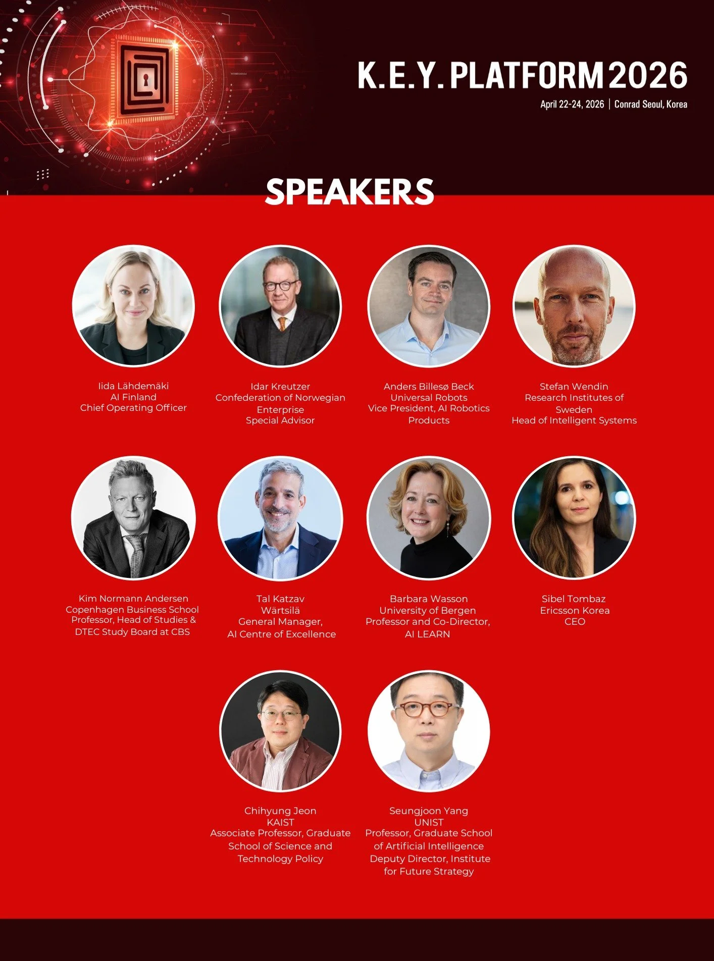 🇩🇰🇰🇷 𝗡𝗼𝗿𝗱𝗶𝗰+𝗞𝗼𝗿𝗲𝗮 𝗜𝗻𝗻𝗼𝘃𝗮𝘁𝗶𝗼𝗻 𝗗𝗮𝘆𝘀 𝟮𝟬𝟮𝟲
𝗛𝘂𝗺𝗮𝗻&ndash;𝗔𝗜 𝗖𝗼𝗹𝗹𝗮𝗯𝗼𝗿𝗮𝘁𝗶𝗼𝗻: 𝗧𝗵𝗲 𝗣𝗿𝗼𝗱𝘂𝗰𝘁𝗶𝘃𝗲 𝗣𝗮𝗿𝘁𝗻𝗲𝗿𝘀𝗵𝗶𝗽

Over the past week, we have introduced the Danish speakers shaping how AI is