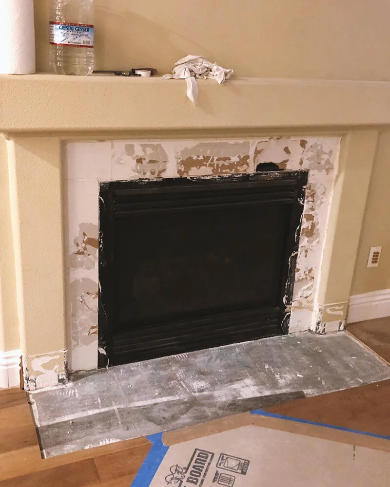 Fireplace Remodel - Before