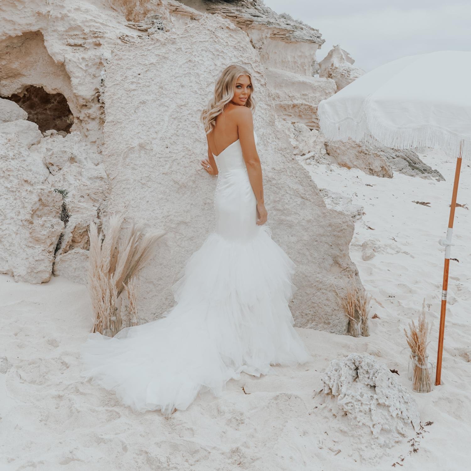 Dove wedding dress by Rachel Rose Bridal 