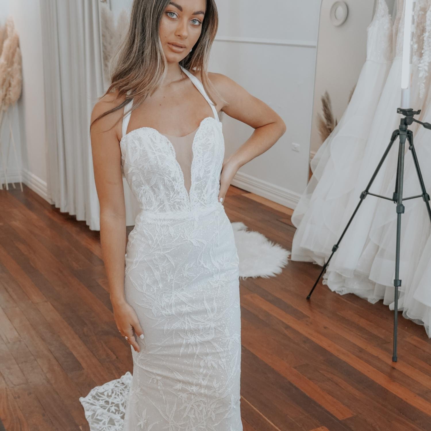 Angel wedding dress by Rachel Rose Bridal 