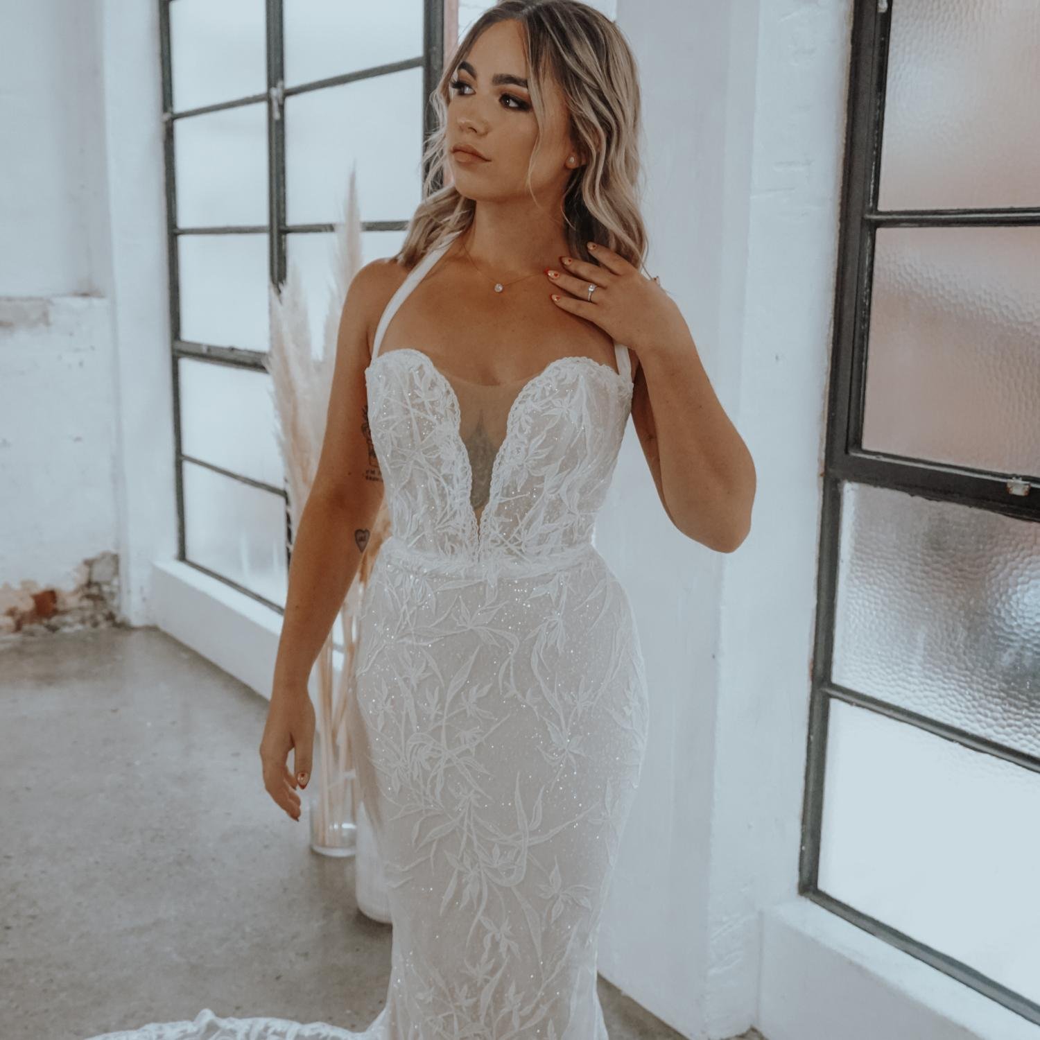 Angel wedding dress by Rachel Rose Bridal 