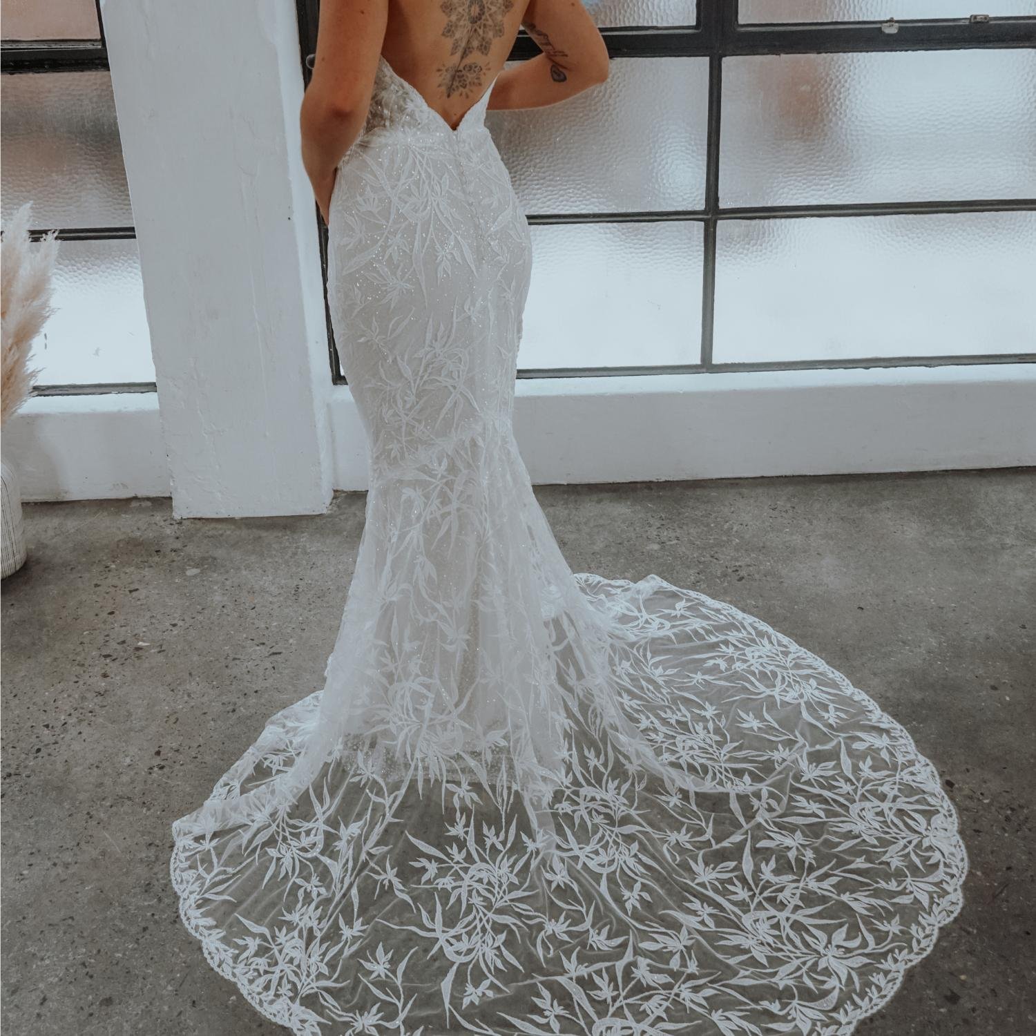 Angel wedding dress by Rachel Rose Bridal 