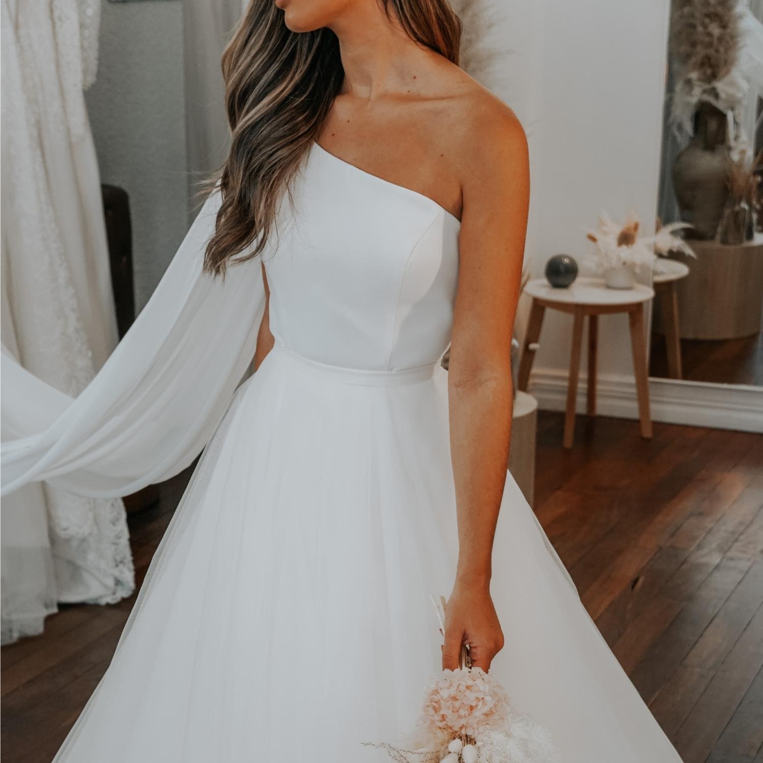 Aura wedding dress by Rachel Rose Bridal 