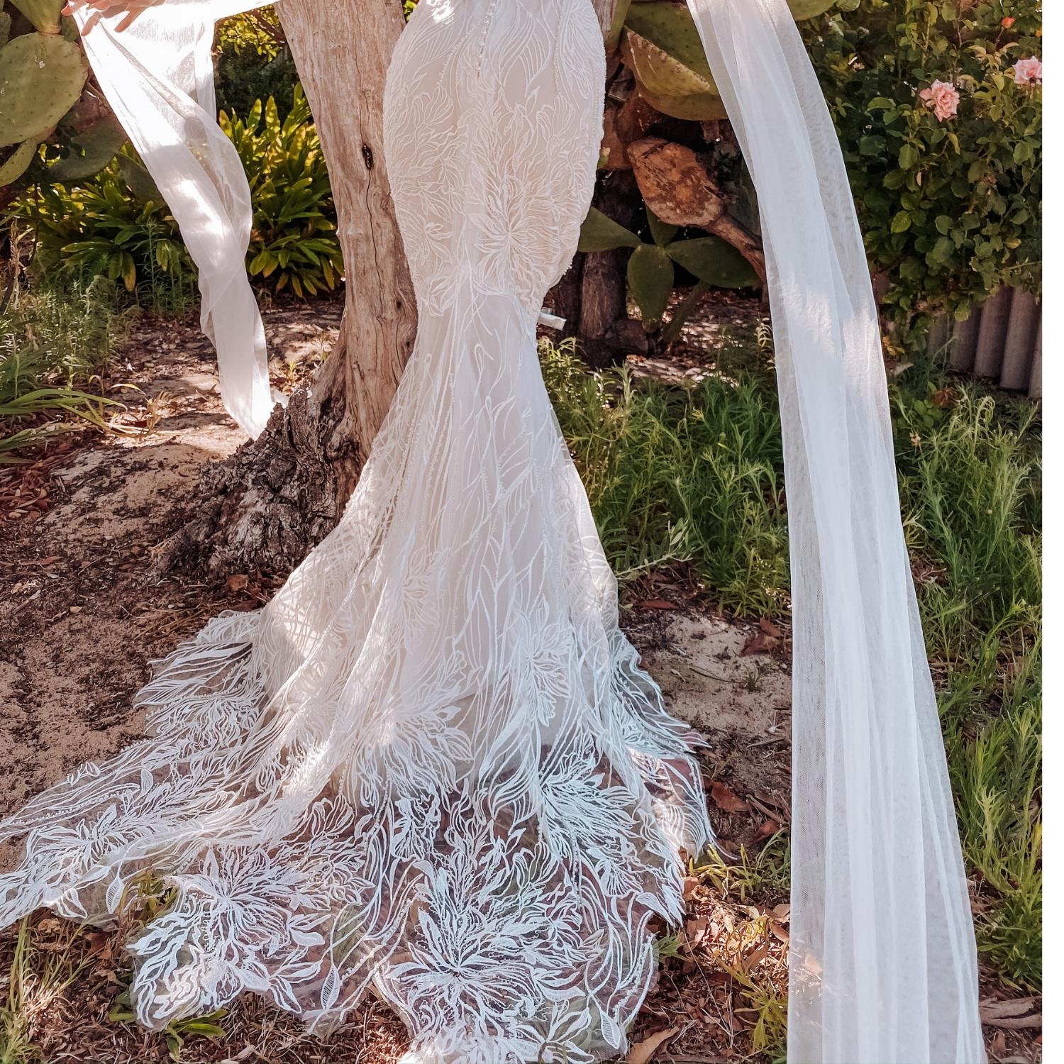 Forrest wedding dress by Rachel Rose Bridal 