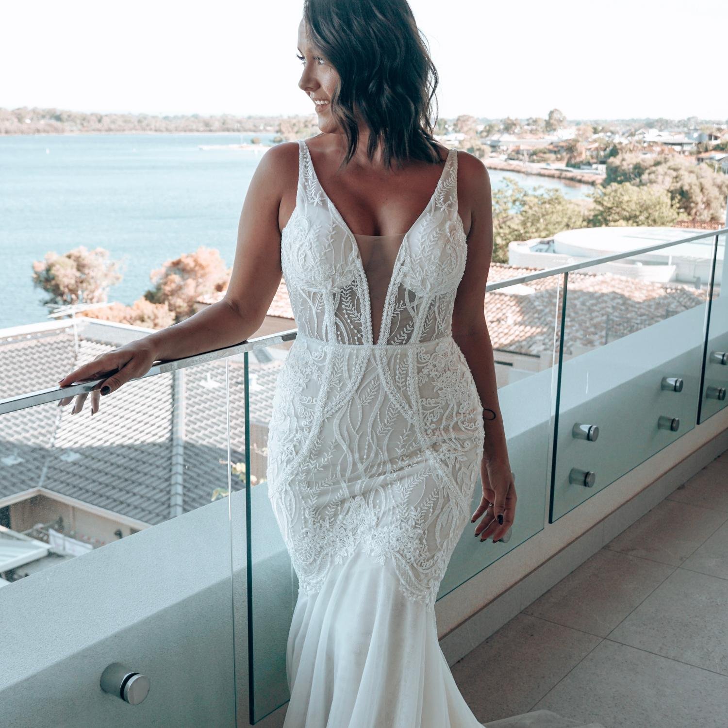 Invision wedding dress by Rachel Rose Bridal 