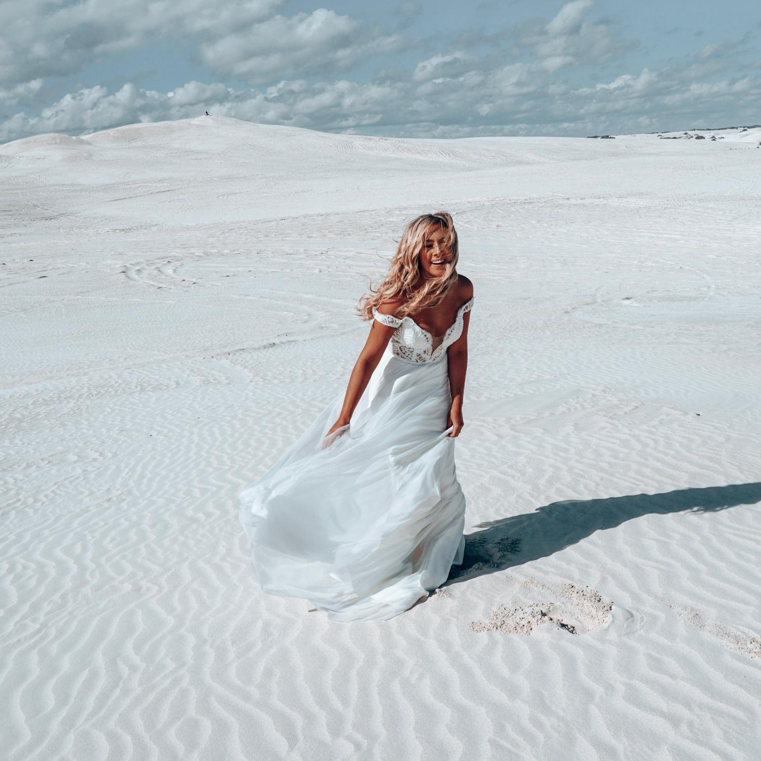 Breeze wedding dress by Rachel Rose Bridal 