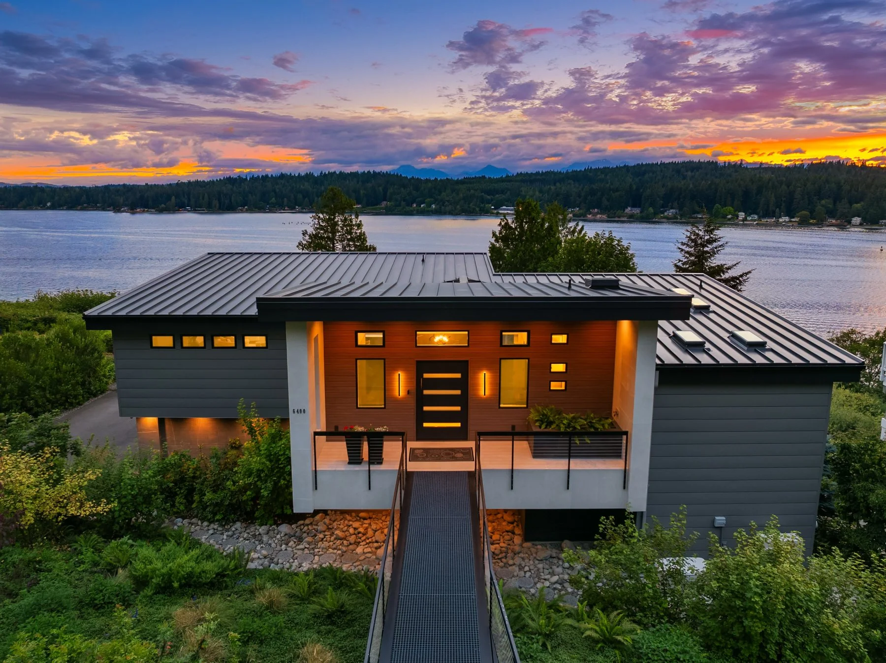 bainbridge island waterfront home for sale on agate beach lane