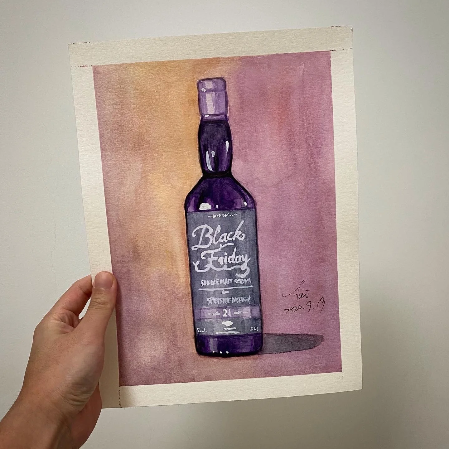 TWE - Black Friday 2019 - Glenburgie - Original Watercolor