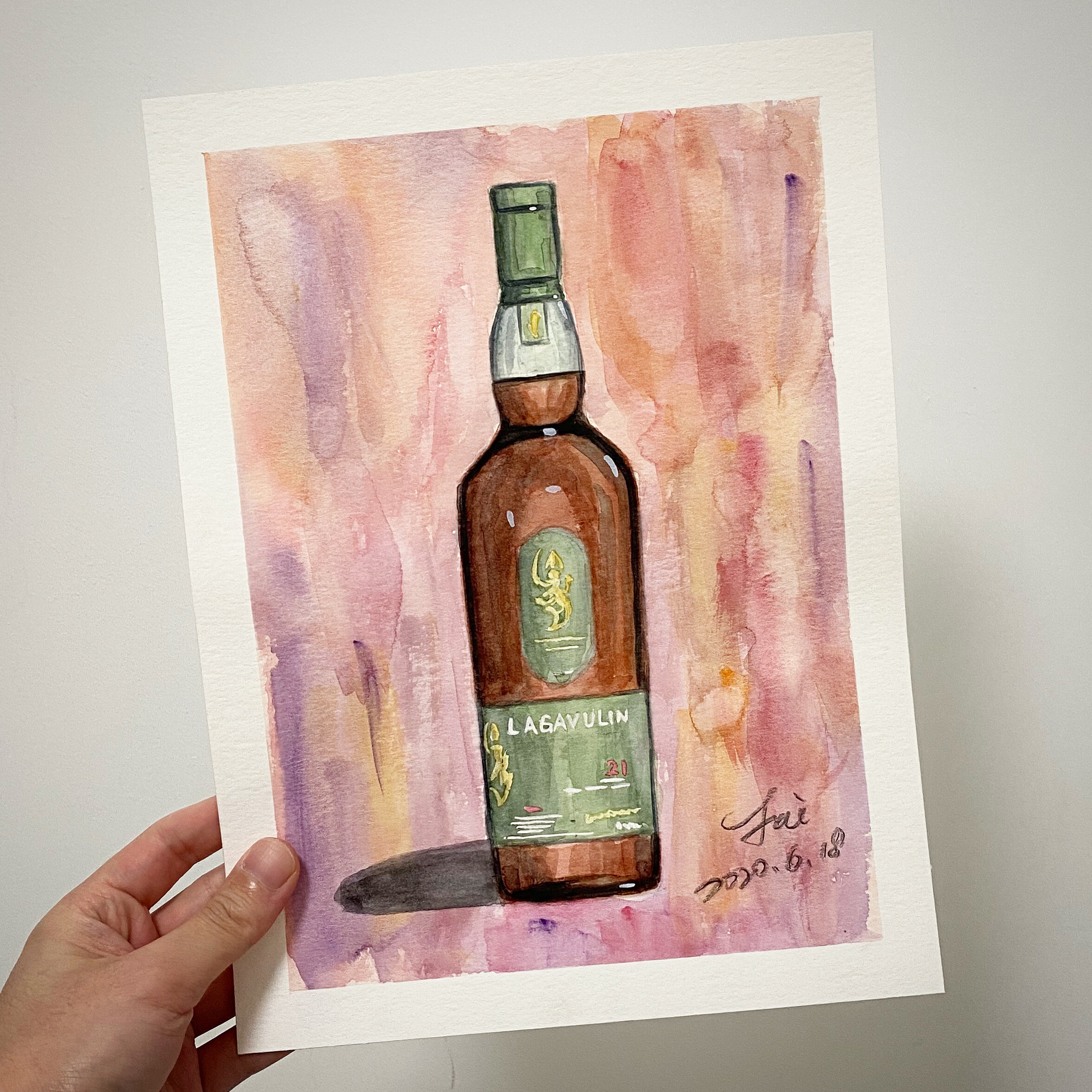 Lagavulin 2019 Jazz Festival - Original Watercolor