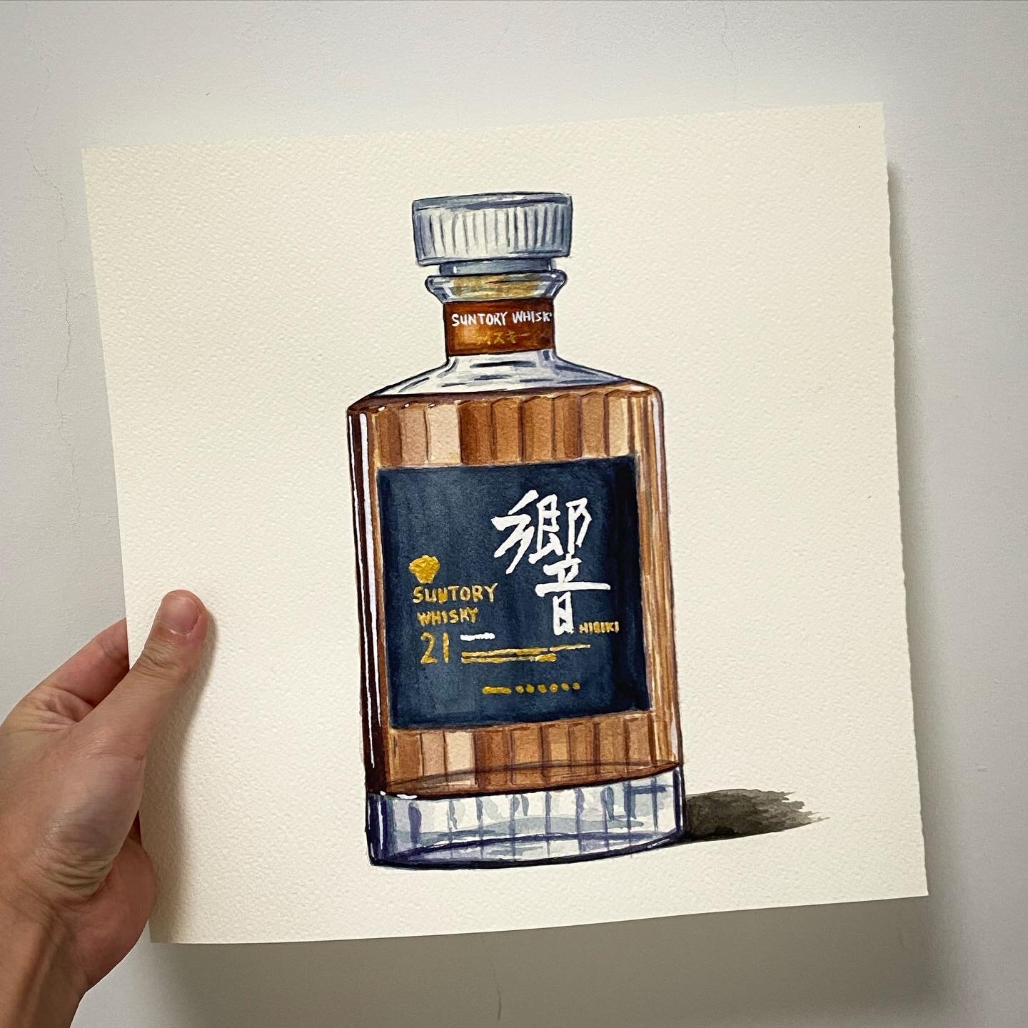 Hibiki 21YO - Old Version - Original Watercolor Painting