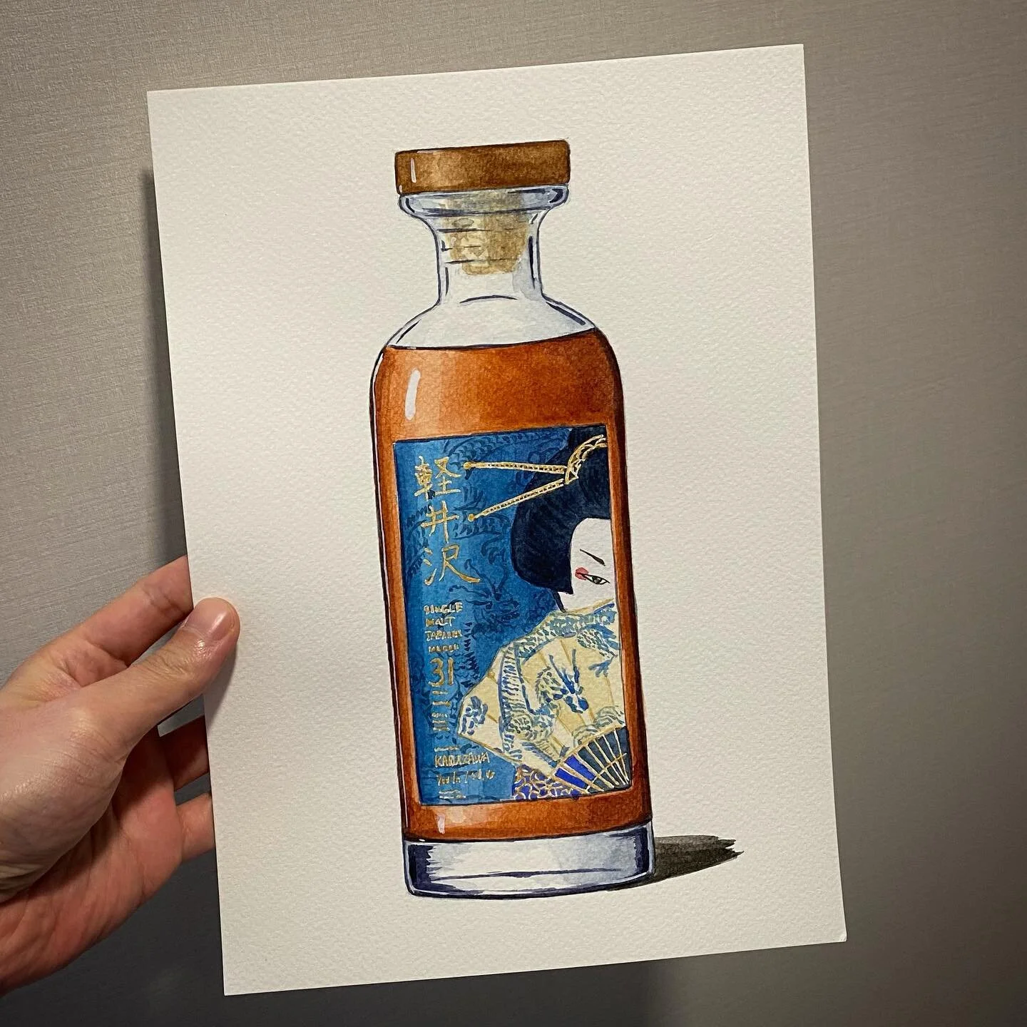 #whisky #karuizawa #whiskypainting #whiskylover #whiskyporn #japanesewhisky #whiskygram #geishawhisky #ウイスキー #ウイスキー愛好家 #ウイスキー好きな人と繋がりたい #ウイスキーバー #軽井沢ウイスキー #芸者 #威士忌 #威士忌酒 #日本威士忌 #威士忌酒吧 #watercolor #painting #水彩 #aukingfai