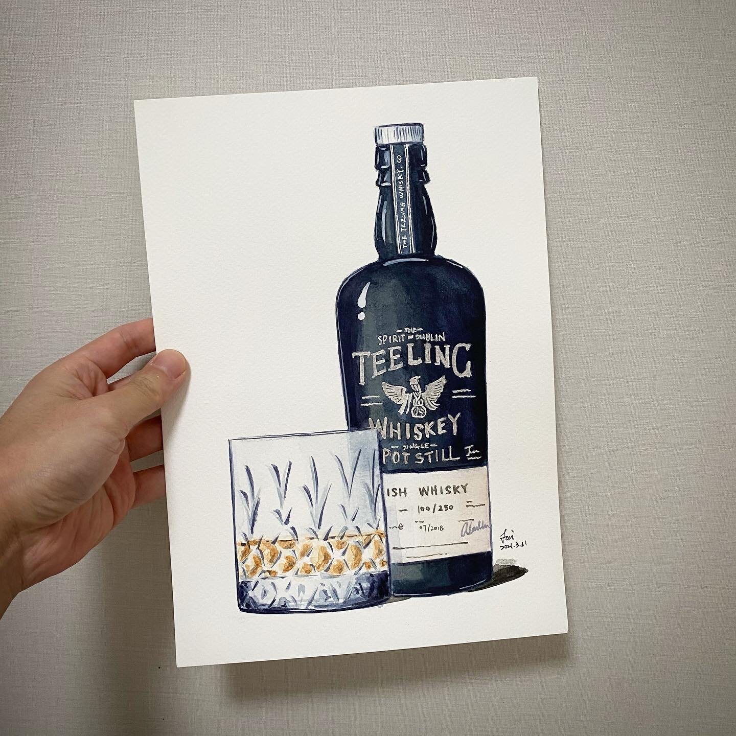 Teeling Single Pot Still - Original Watercolor Painting