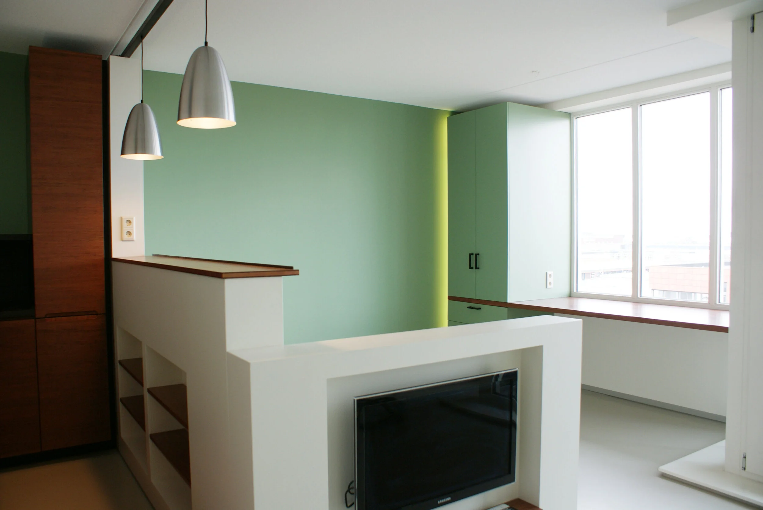 35m2 studio om de hoek