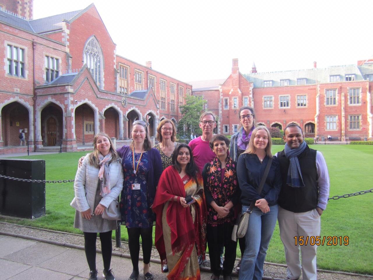  CWIT Secretary Shreela Ghosh attending the annual India lecture (2019), organised by the School of History, Anthropology, Philosophy and Politics, Queen's University, Belfast UK 