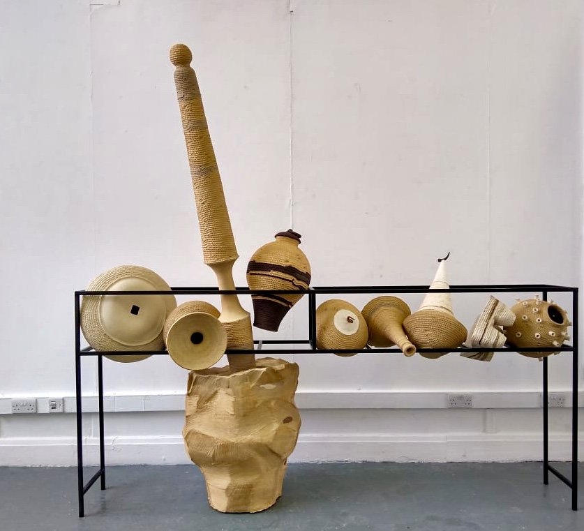 Shitanshu G Maurya - image from his exhibition at the gallery at Newcastle University, 2019