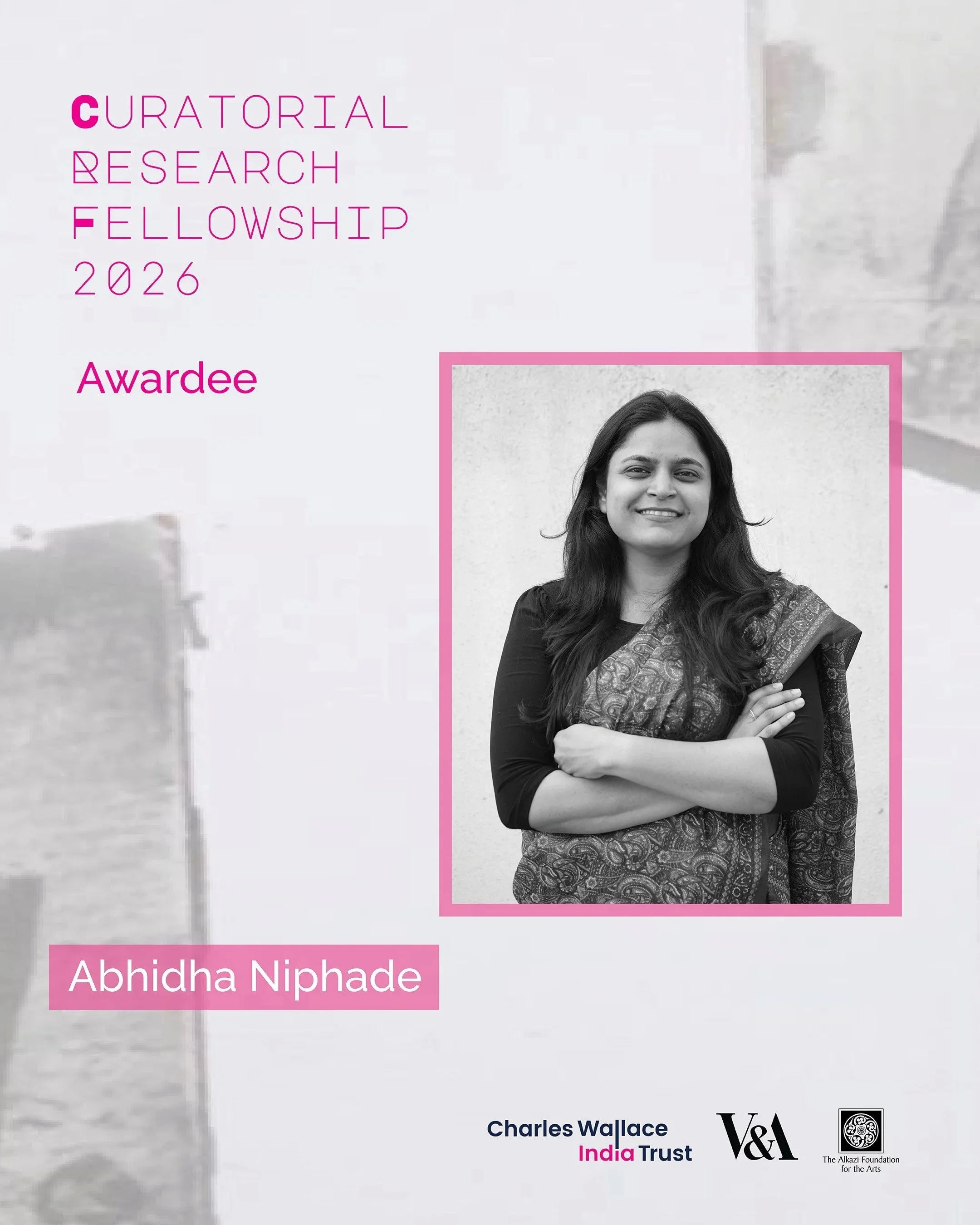 Abhidha Niphade - recipient of the Curatorial Research Fellowship
