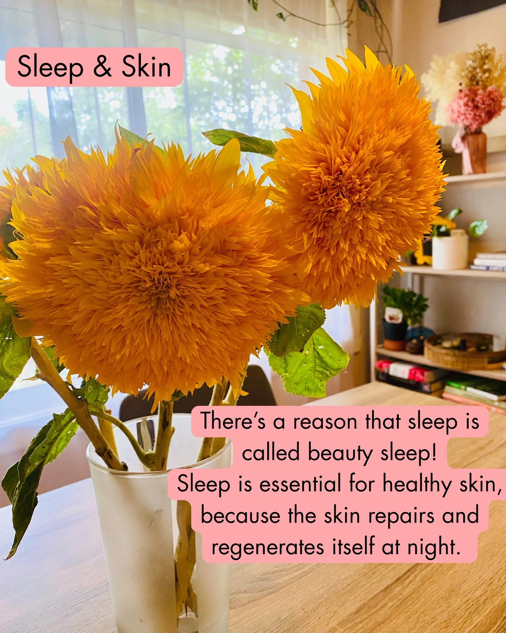 Get your beauty sleep.
You can't repair your skin if you're not getting enough good quality sleep.
Your blood sugar will be dysregulated.
Your energy and mood will be pretty crap.

Prioritising sleep (when you can, we know there will be seasons of li