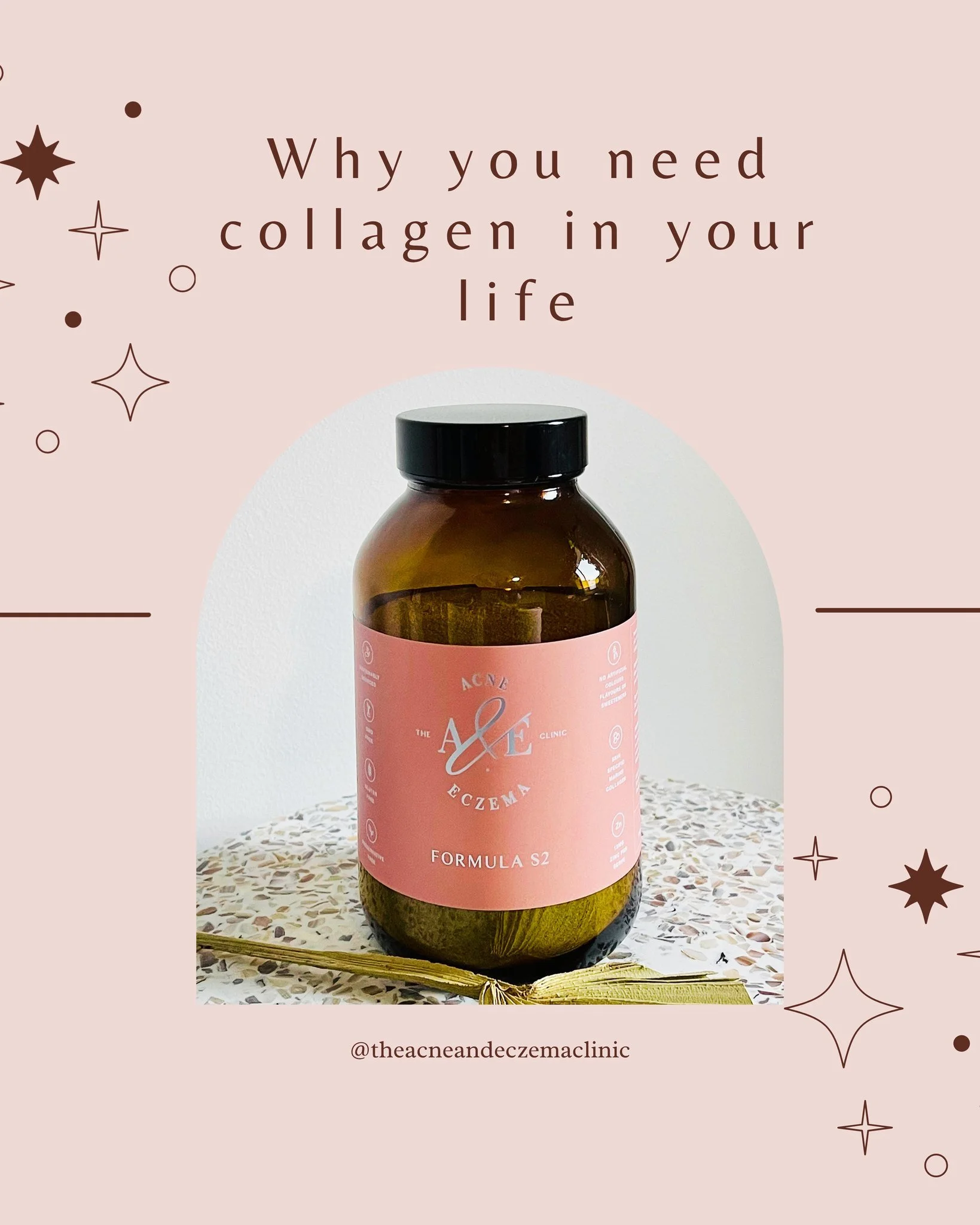 S2 Formula contains Marine Collagen Peptides, Zinc, Vitamin C, Spirulina, Silica and Hyaluronic Acid.

Enough of everything to actually make a difference.

Available on our website.

 #collagen #collagenboost #collagendrink #collagenpeptides #collage