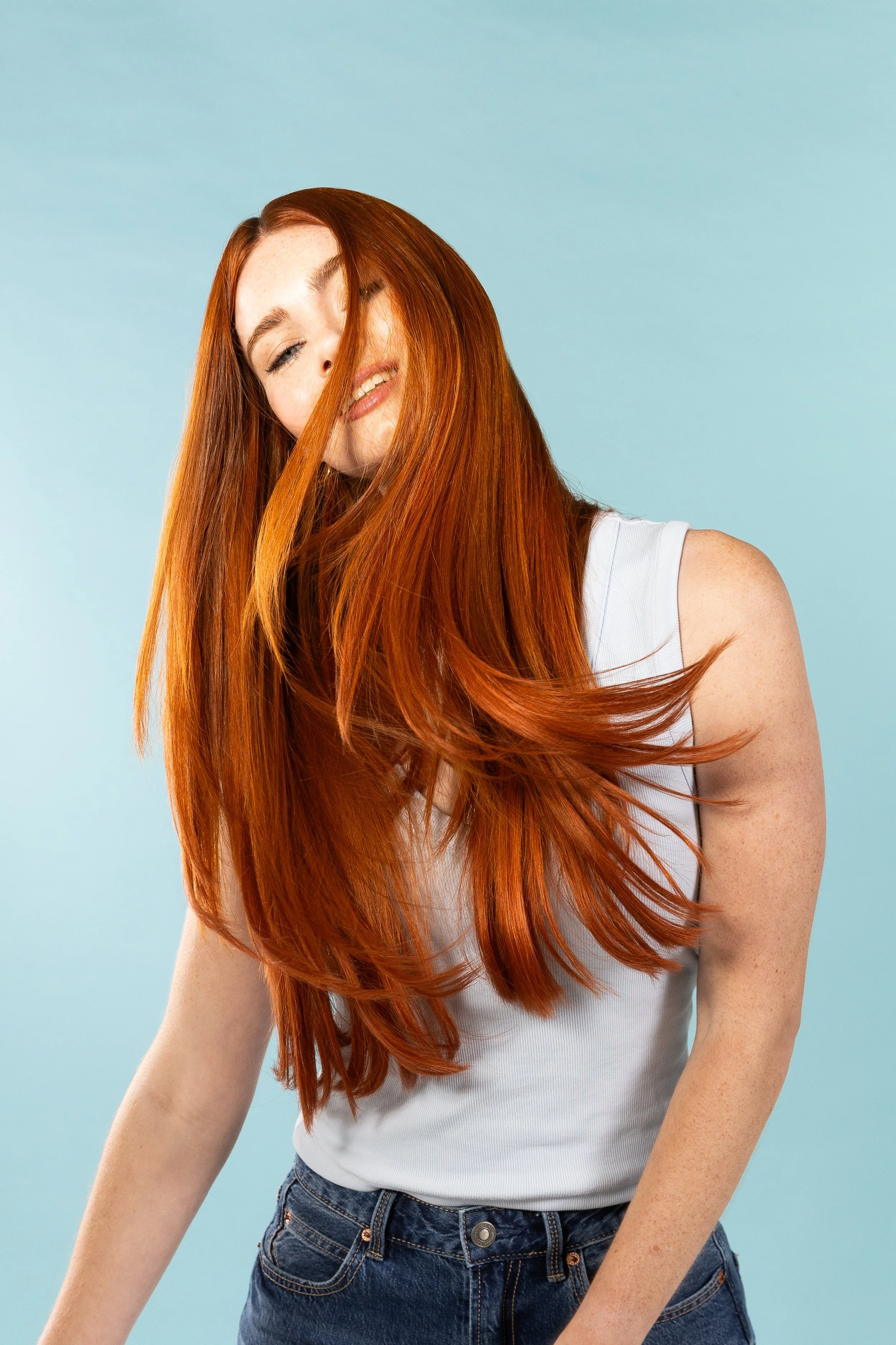 CLIP HAIR - HAIR EXTENSION CAMPAIGN SHOOT