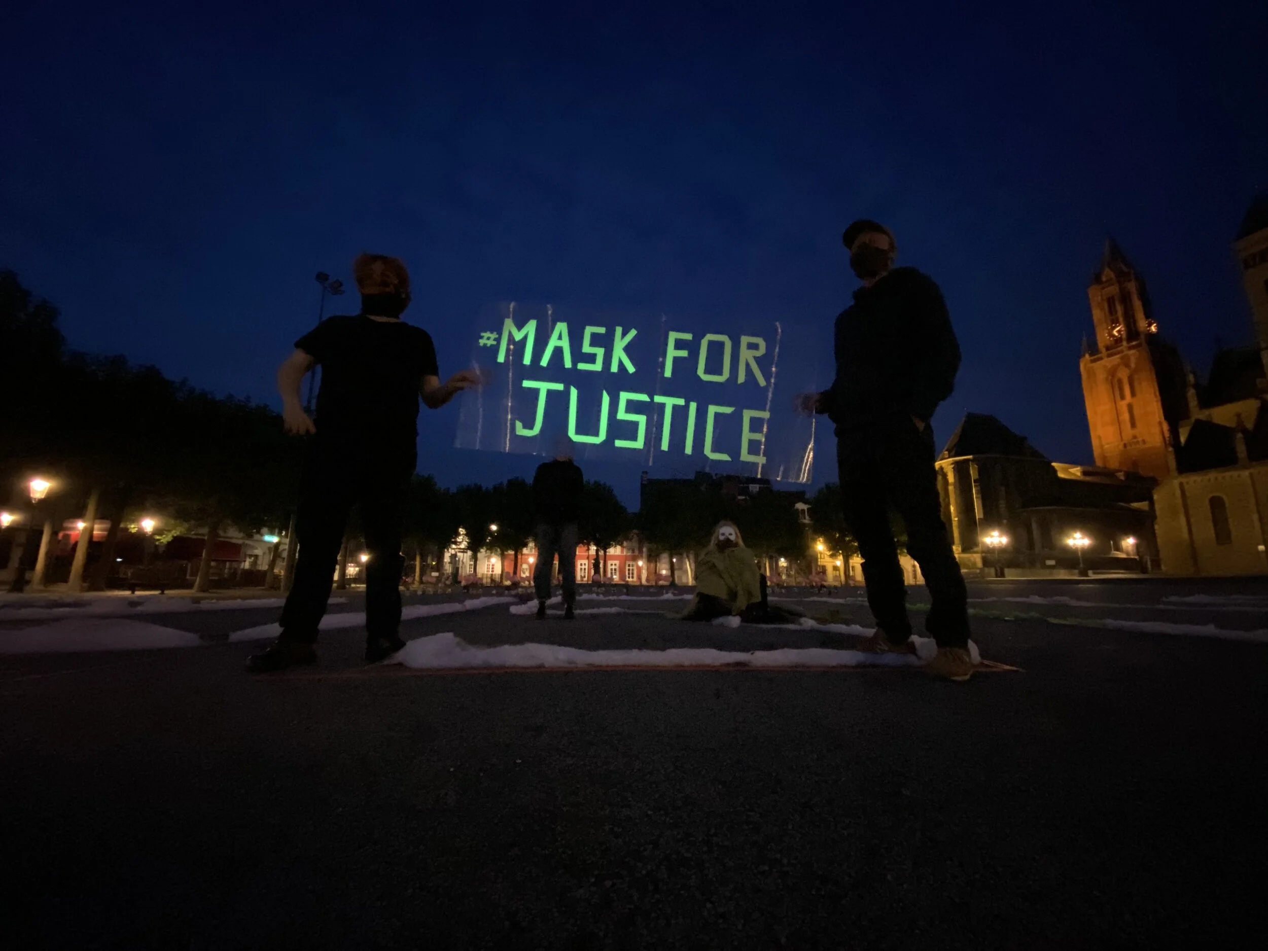 Mask for Justice - Vrijthof Maastricht - 9 mei 2020