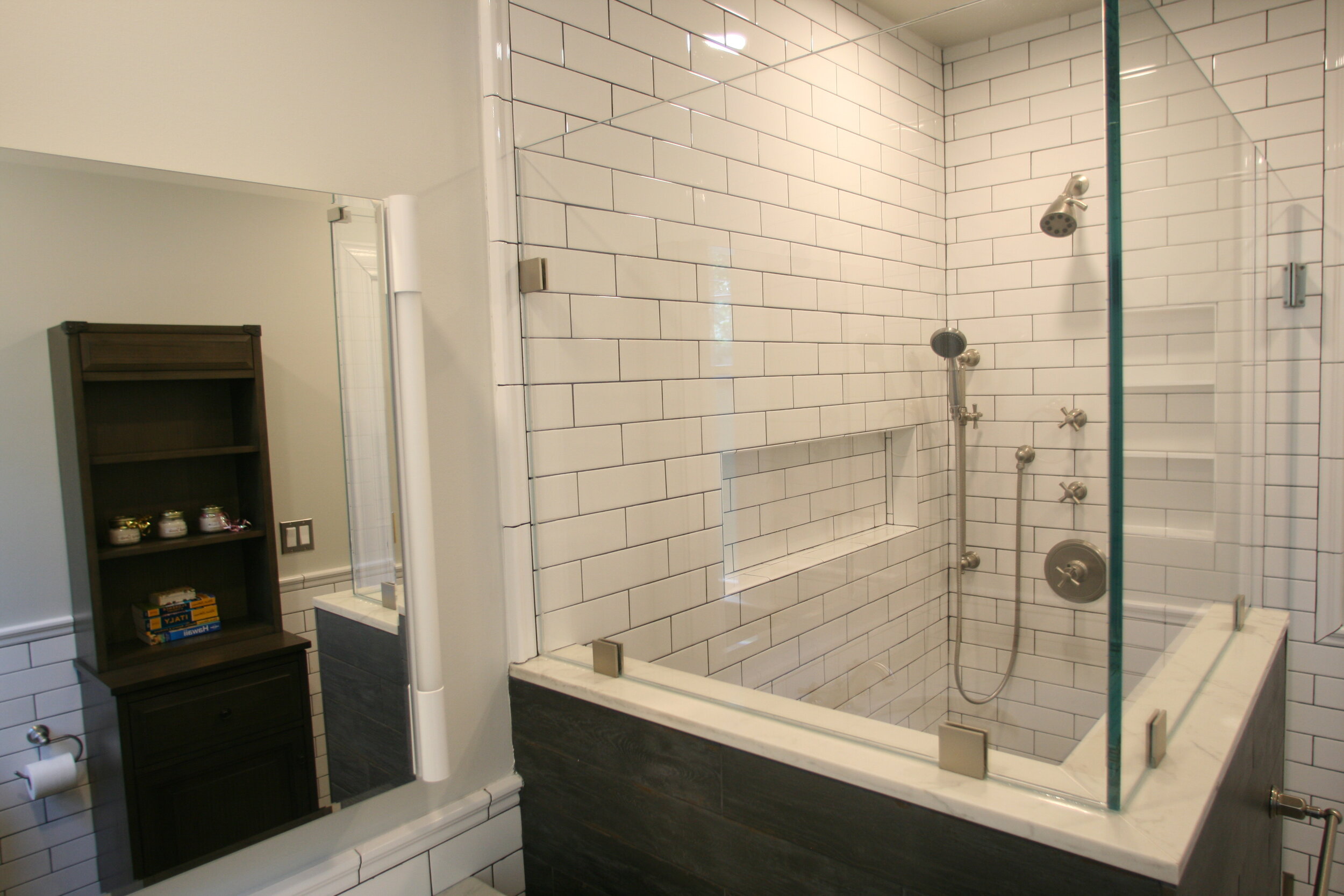 White Subway Tile Bathroom Remodel Example - Interior Designer in Glenridge NJ by LM Interior Design (5).JPG