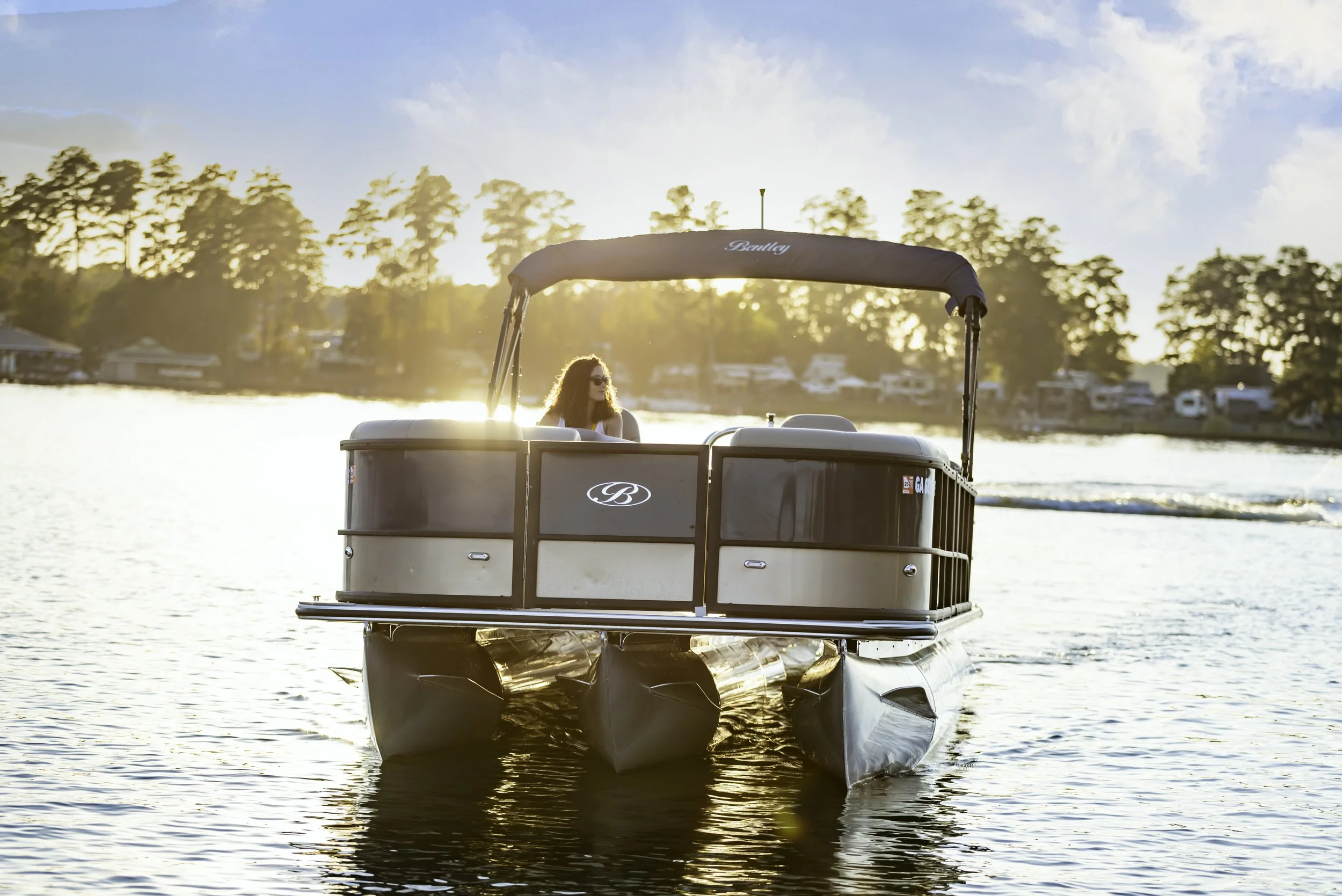 Bentley Pontoon Boat From Sinclair Wild Watersports