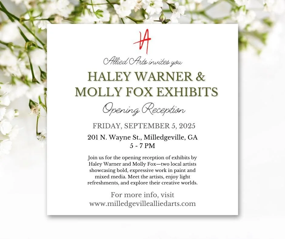 Opening Reception of the Haley Warner & Molly Fox Exhibits