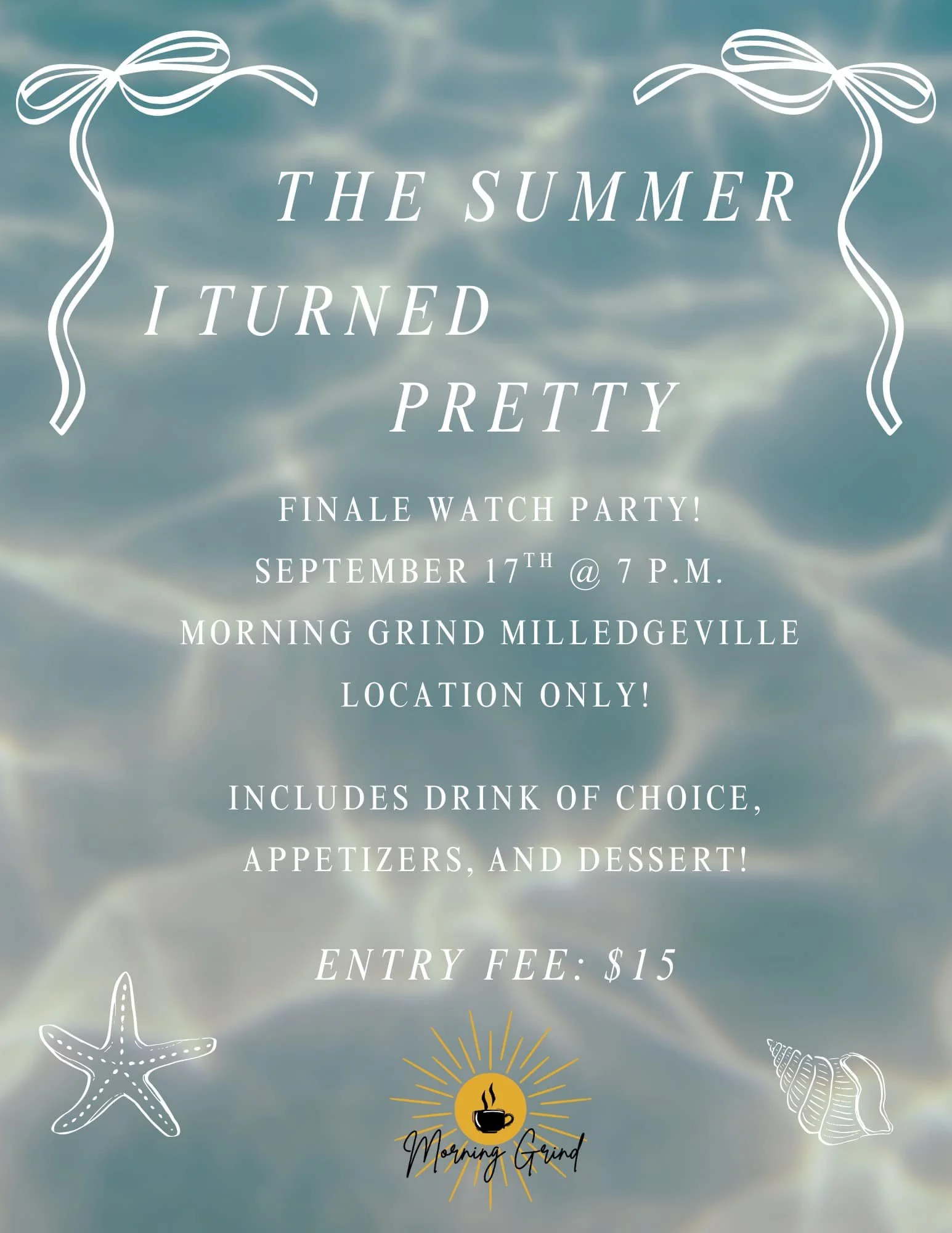 The Summer I Turned Pretty Finale Watch Party at Morning Grind